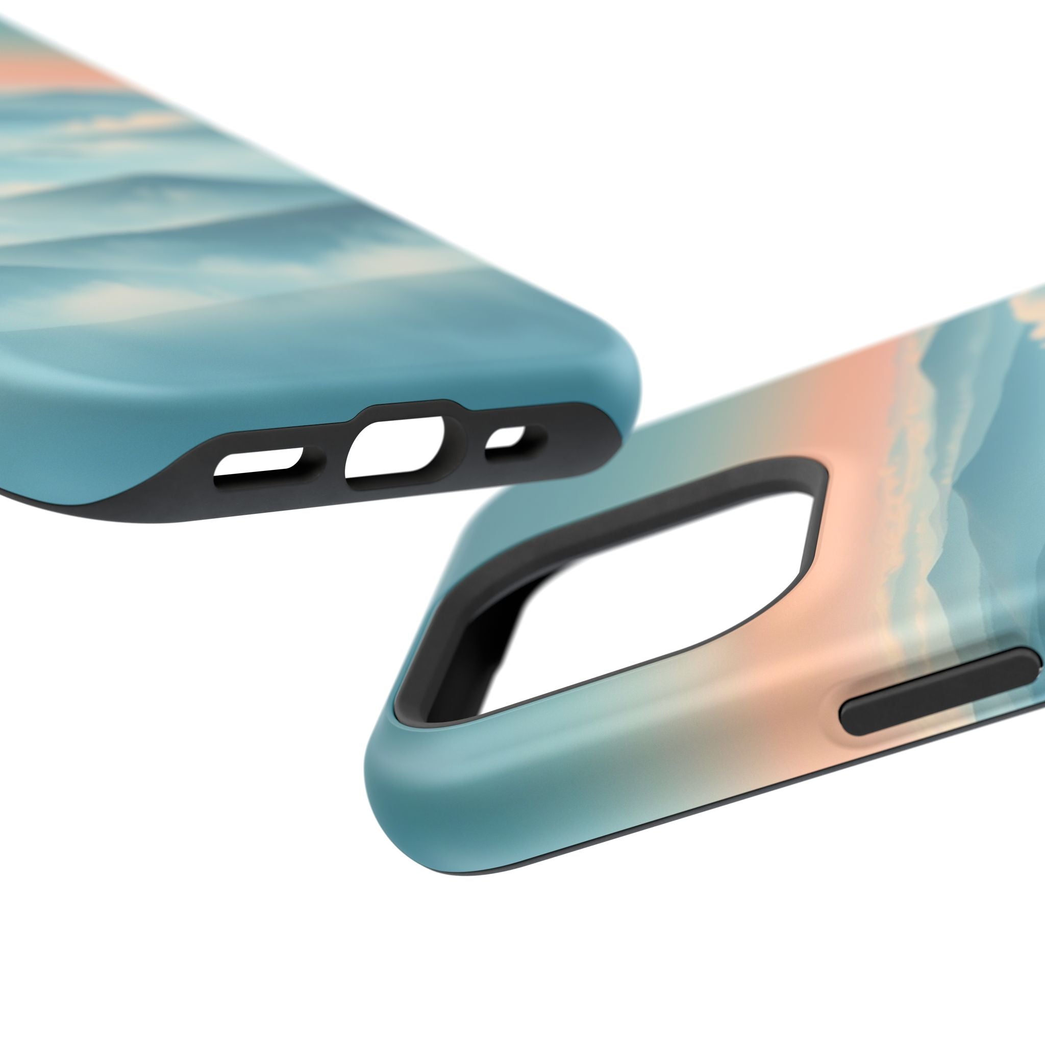 iPhone Fog Rolling Over Hills Electric Art Slim iPhone 17 Everyday · iPhone Case