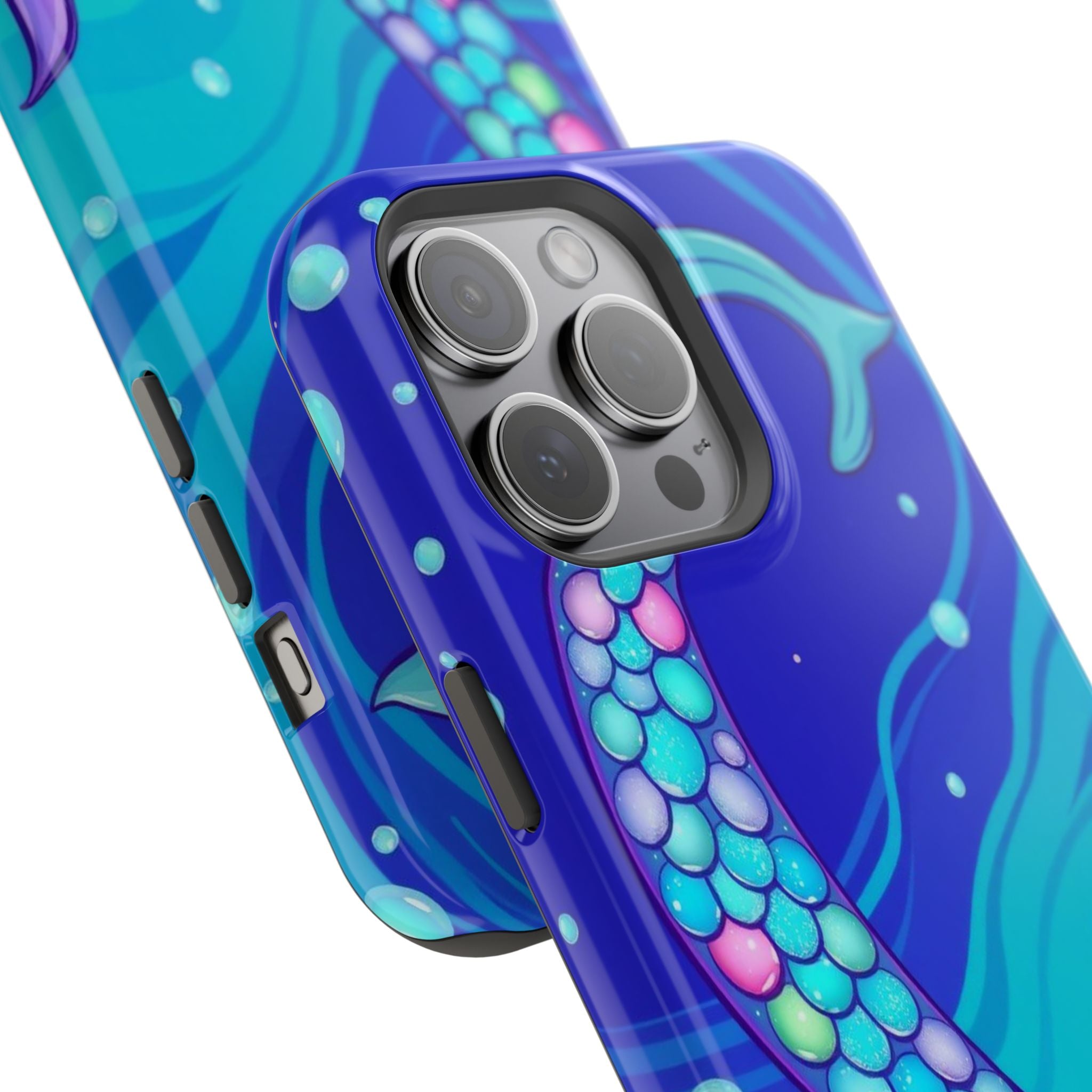 iPhone Mermaid Tail Swirl Kids Fun iPhone Phone Case Gift Artistic · iPhone Case