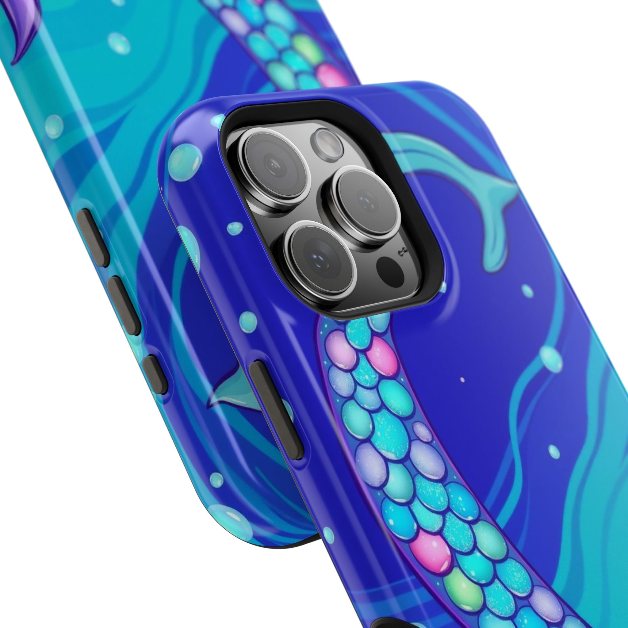 iPhone Mermaid Tail Swirl Kids Fun iPhone Phone Case Gift Artistic · iPhone Case
