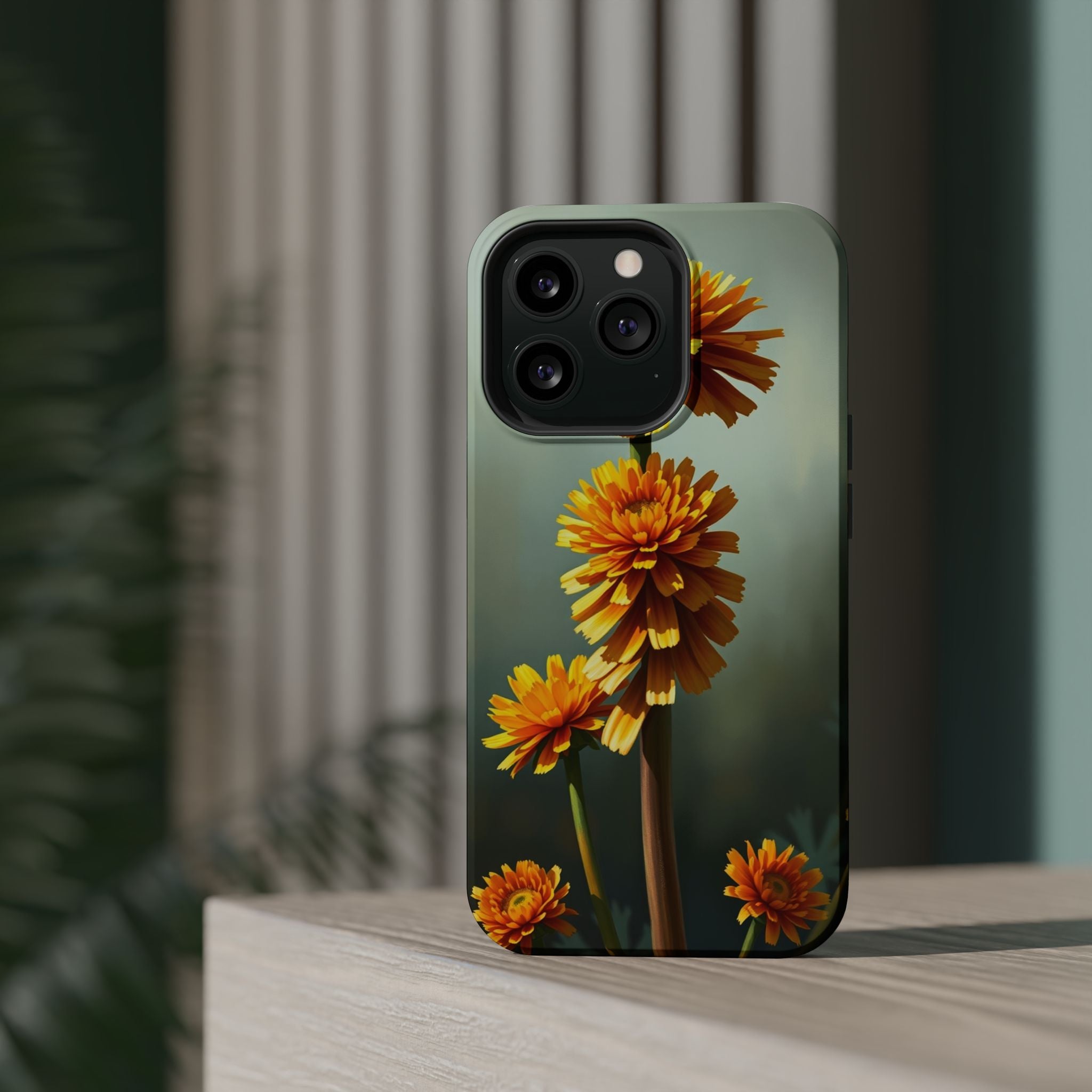iPhone Ranunculus Stack Electric Art Slim Everyday Designer Case · iPhone Case