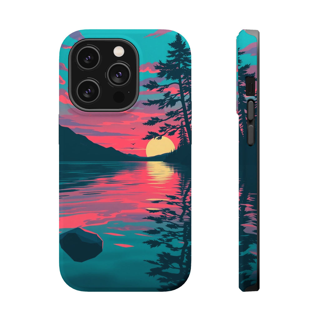 iPhone Dreamy Lake at Twilight Design Slim Everyday iPhone 16 Designer · iPhone