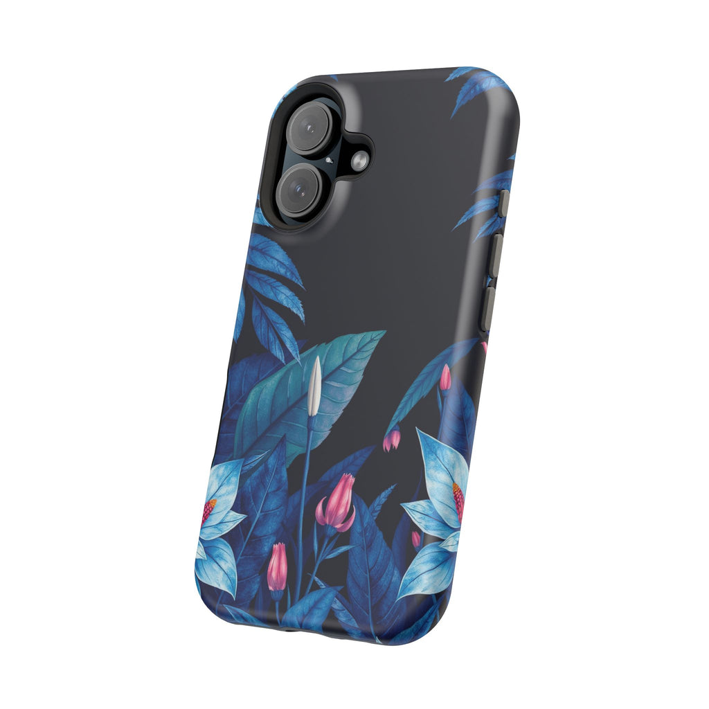 iPhone Serene Jungle Floral Design Clean Minimal Snap Cas Slim Snap Case · iPhon
