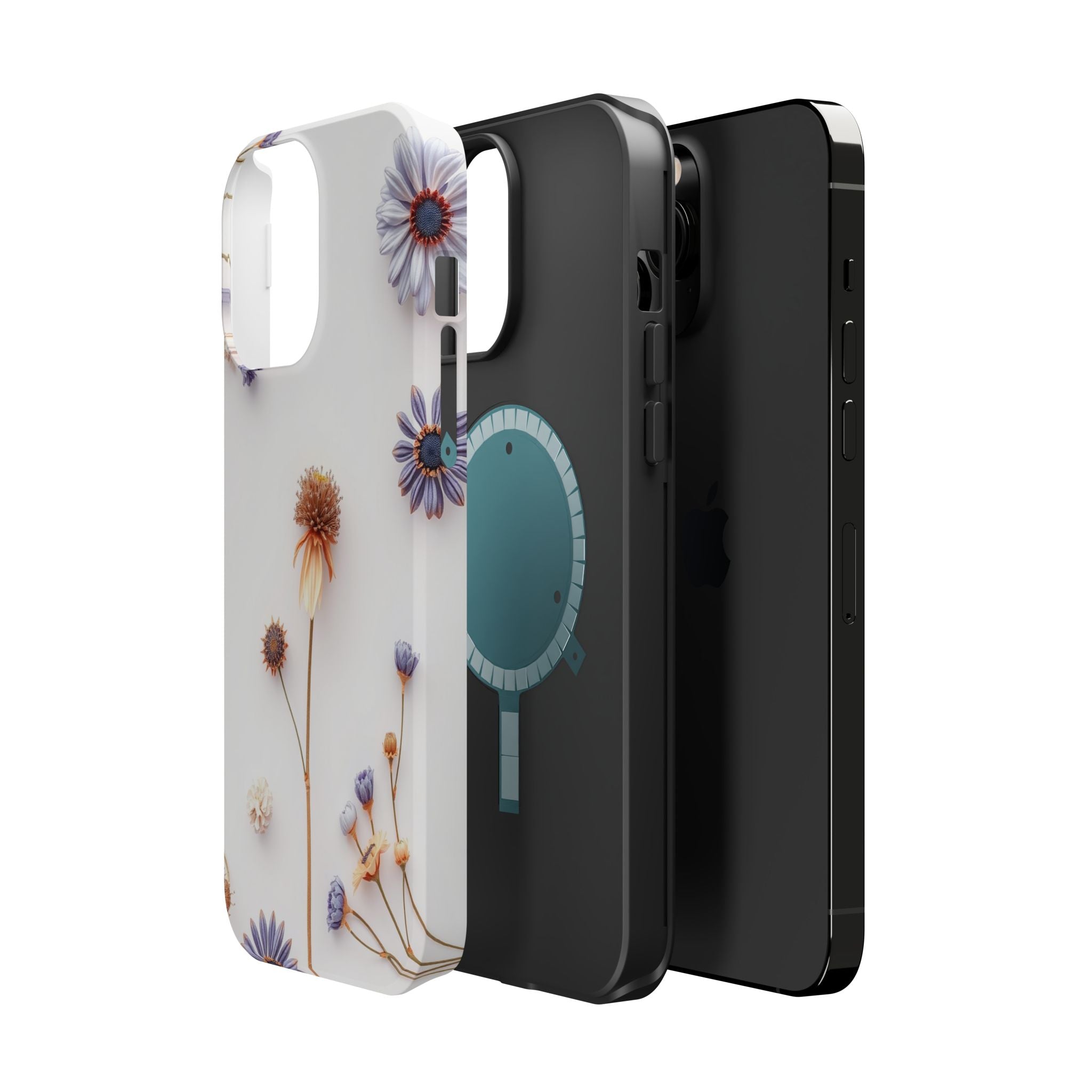 iPhone Dried Flower Flat Lay Bold Art Slim Everyday Designer Case · iPhone Case