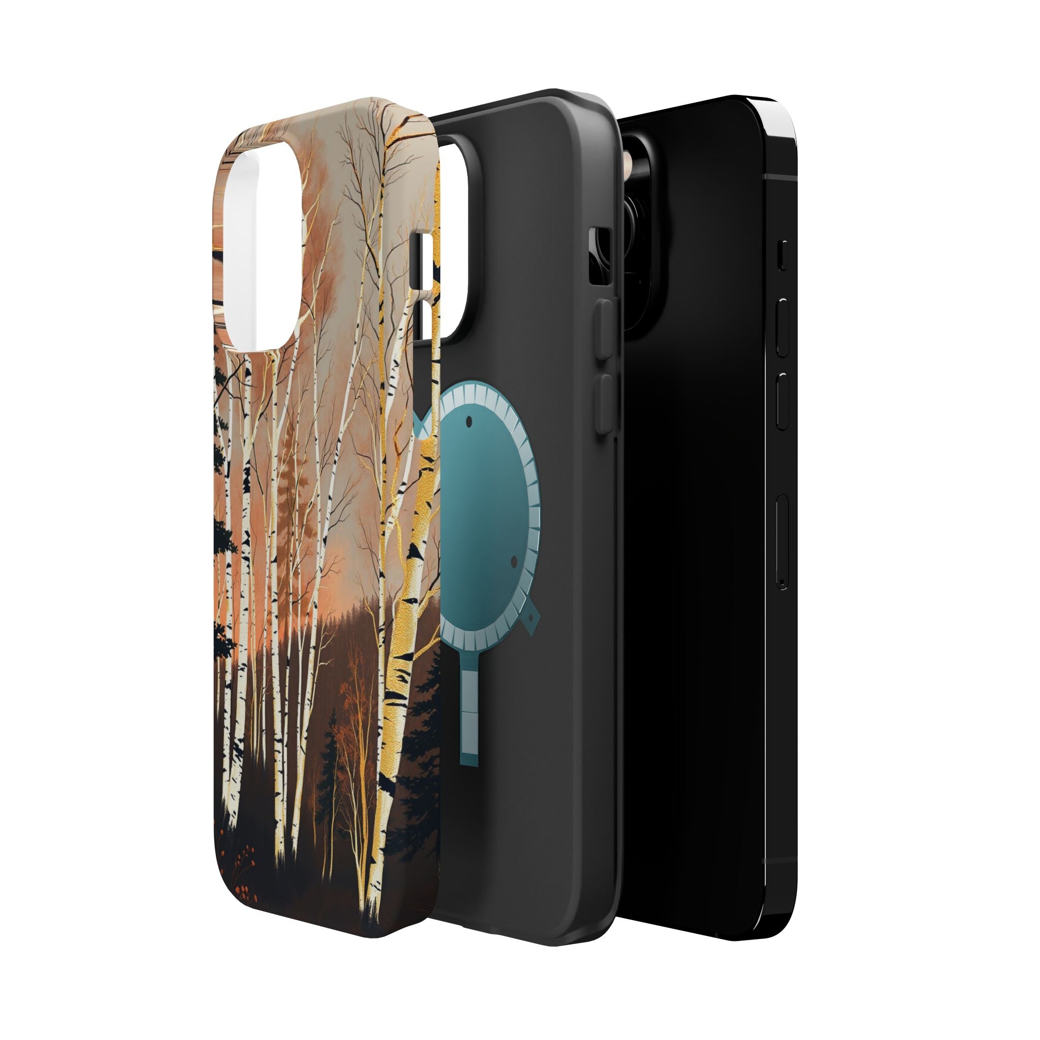 iPhone Birch Grove Mystic Art 14 Bold Modern Everyday Snap Case · iPhone Case