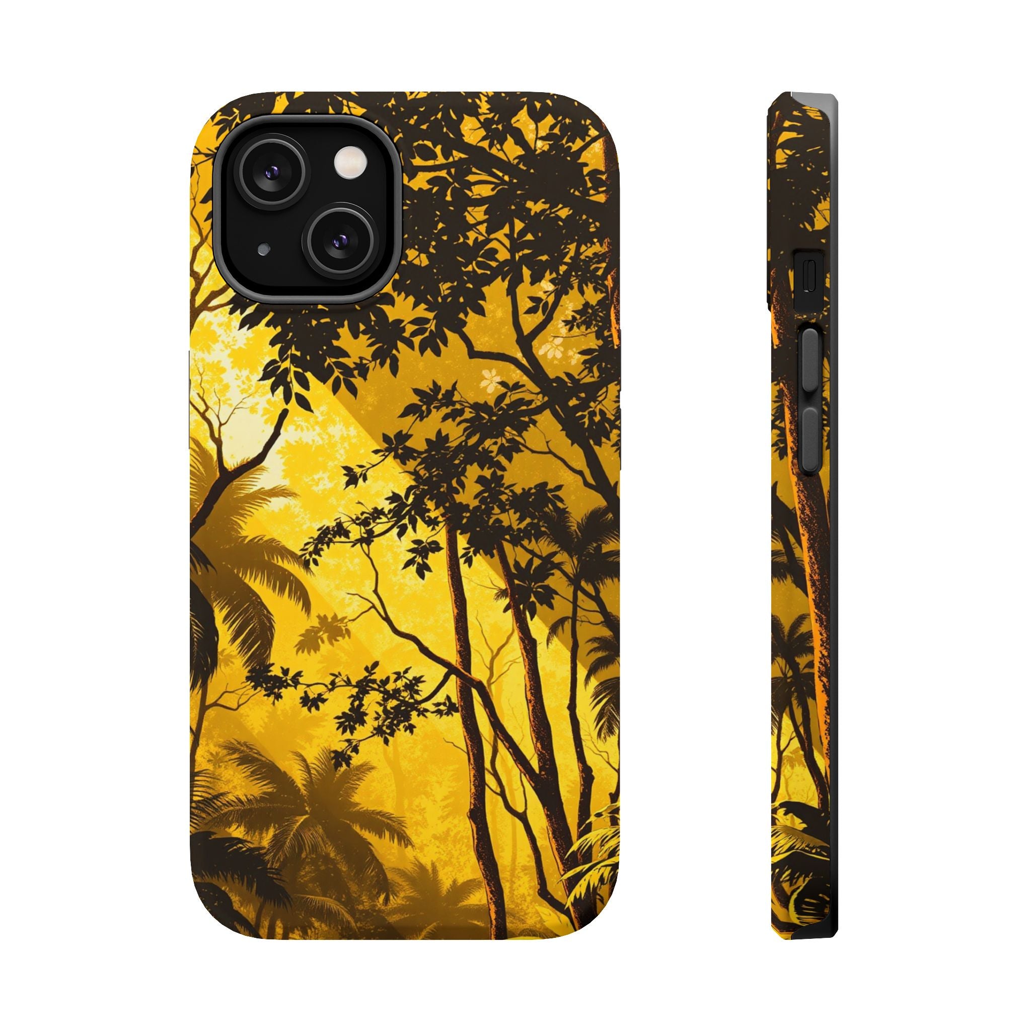 iPhone Mustard And Rust Rainforest Canopy Slim iPhone Everyday Designer · iPhone