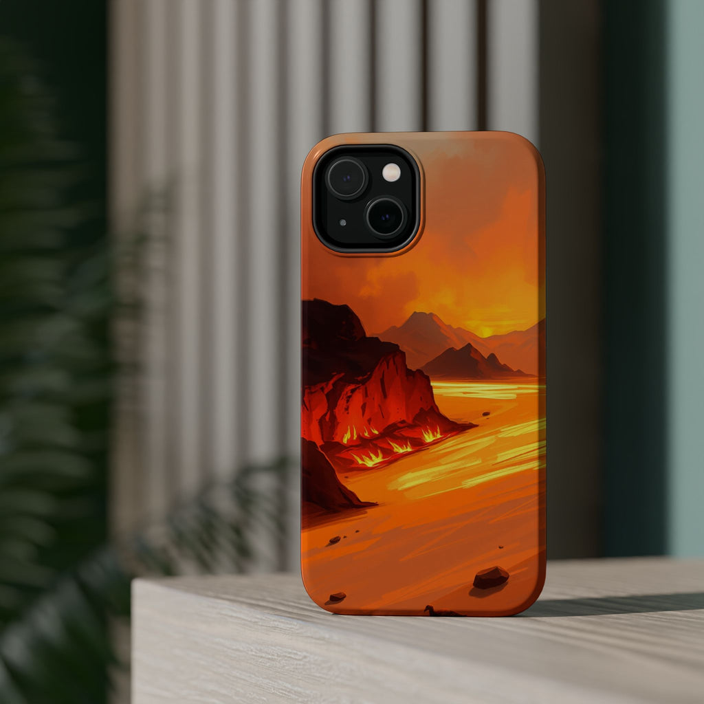 iPhone Burnt Orange And Sand Wildfire Glow Slim iPhone Everyday · iPhone Case