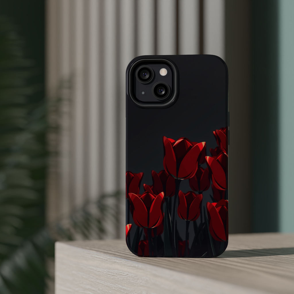 iPhone Tulip Row Mystic Art 10 Slim Everyday Designer Case · iPhone Case