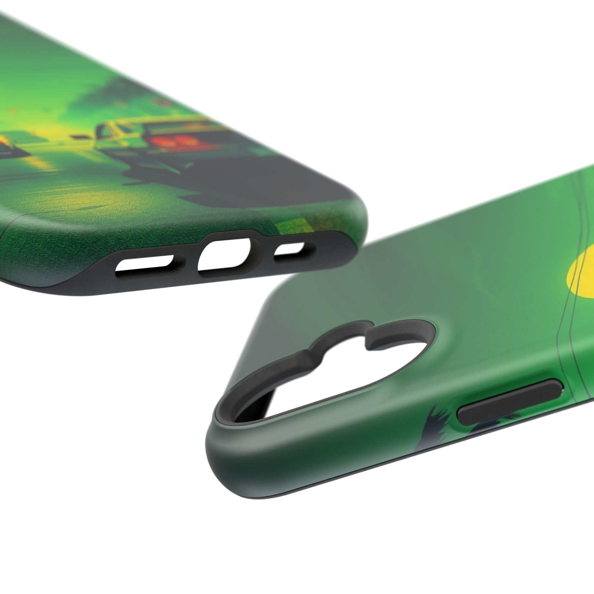 iPhone Dreamy Sunset Drive 80s Design Slim Everyday Designer Case · iPhone Case