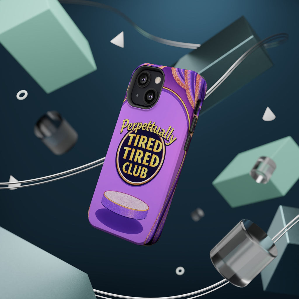iPhone Perpetually Tired Club Bold Art Slim Everyday Designer Case · iPhone Case