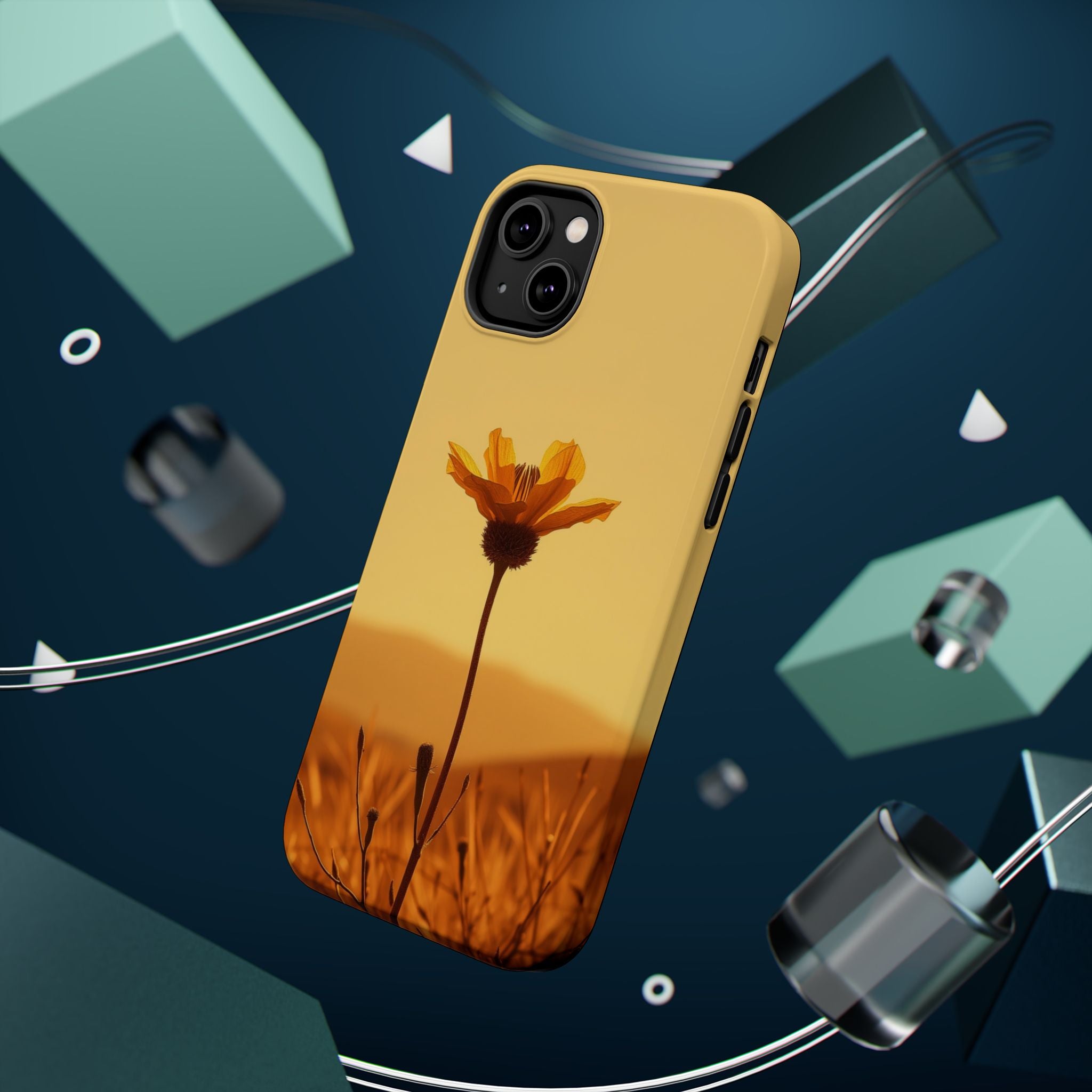 iPhone Desert Flower Cinematic Art Bold Modern Everyday Snap Case · iPhone Case