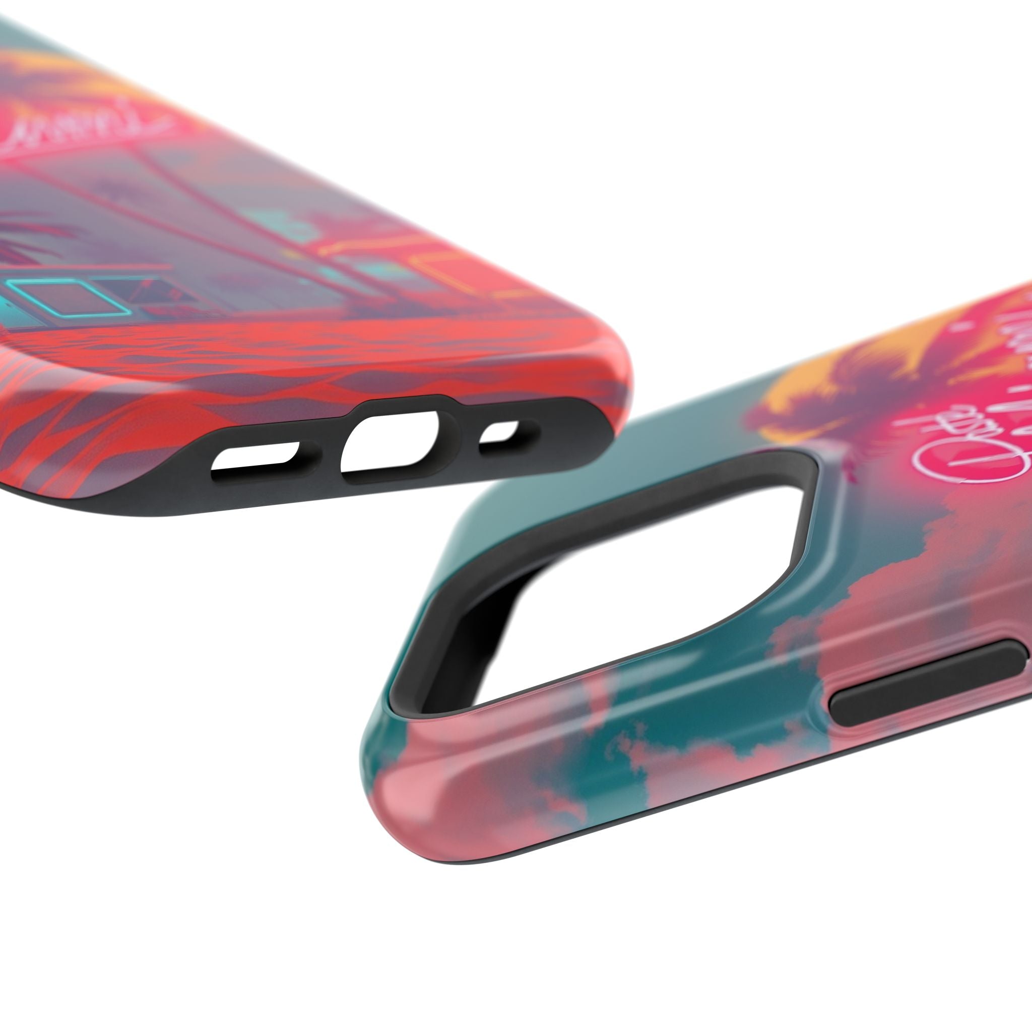 iPhone 1980s Pastel Miami Enchanted Art Slim Everyday Designer Case · iPhone Cas