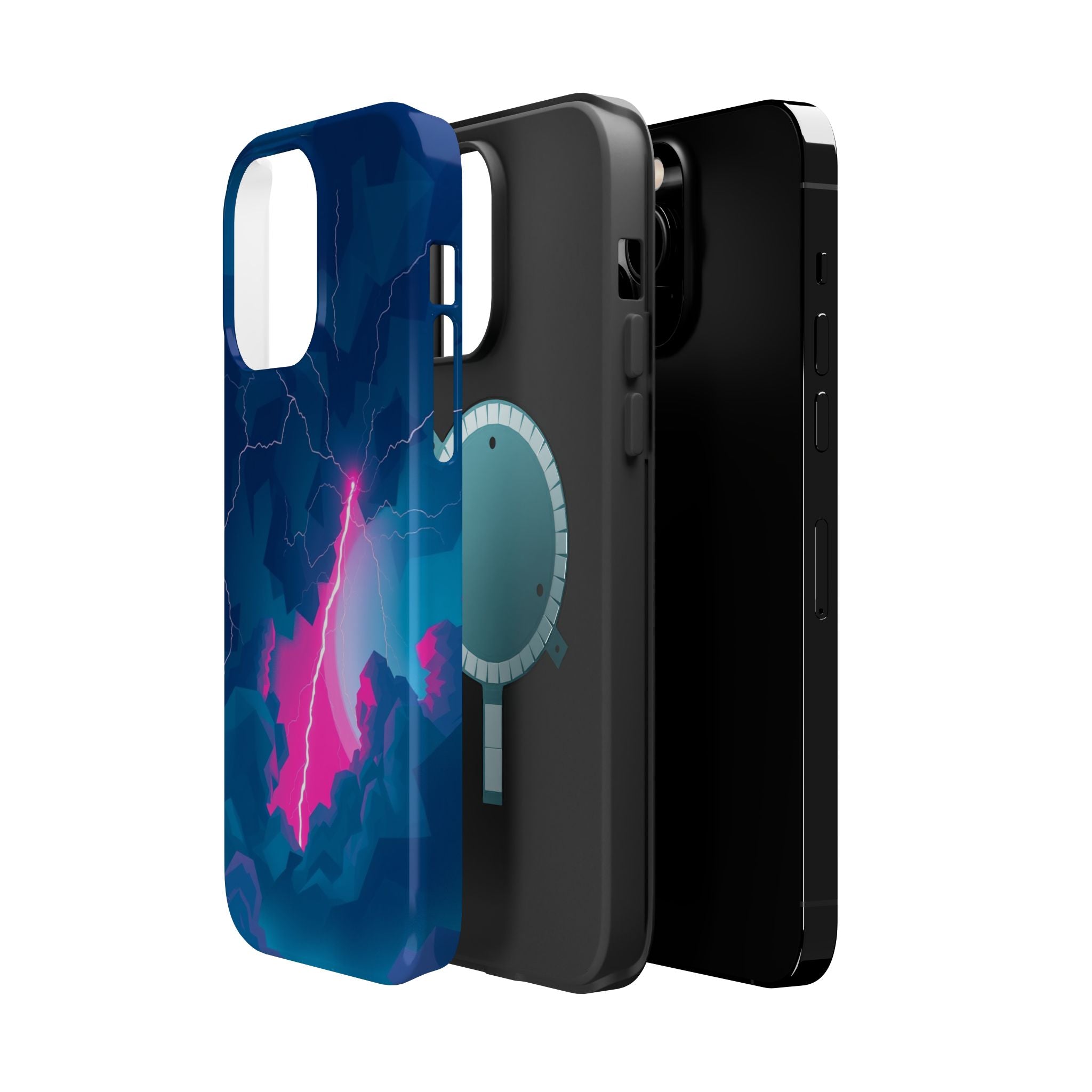 iPhone Thunderstorm Sky Abstract Geometric Slim iPhone Everyday · iPhone Case