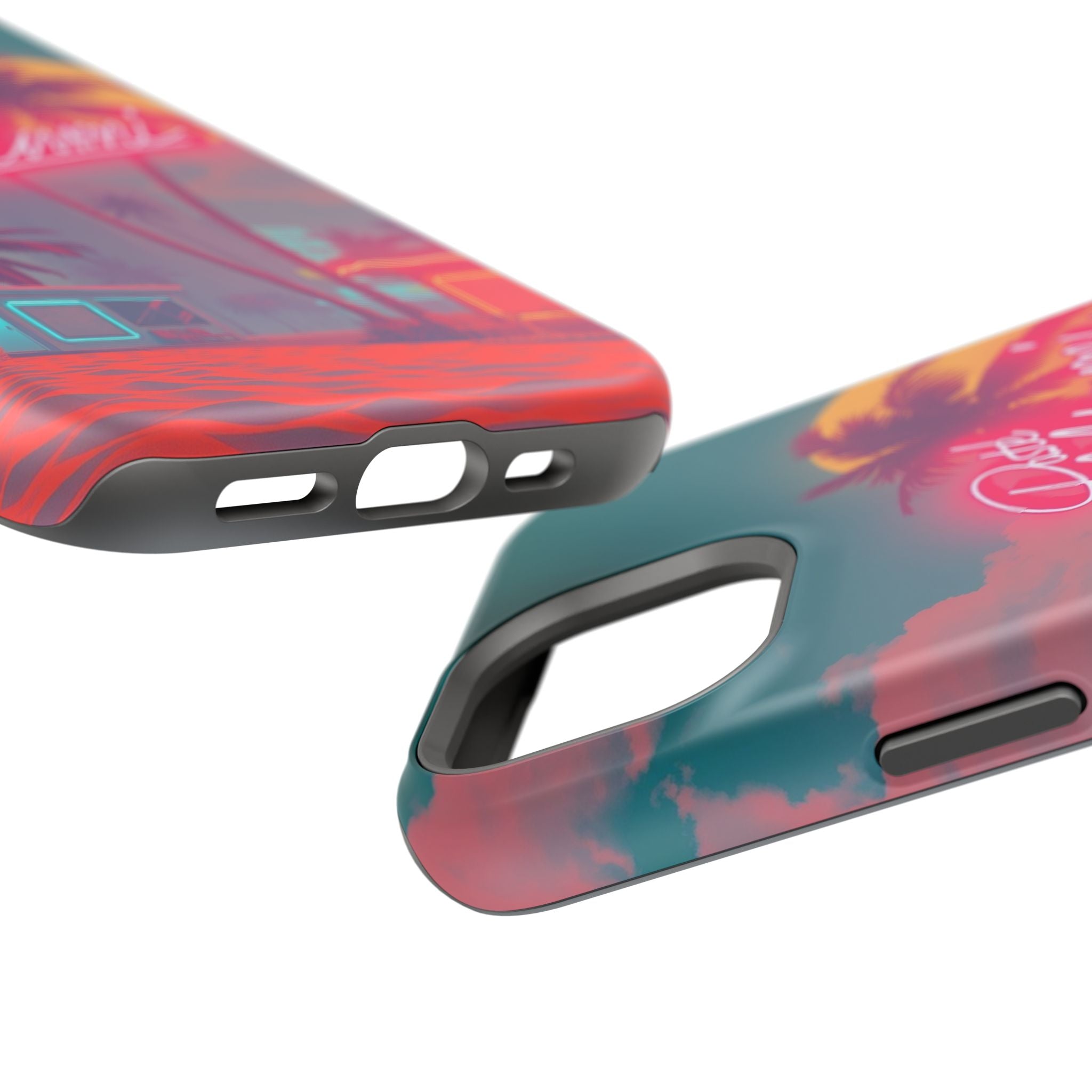 iPhone 1980s Pastel Miami Enchanted Art Slim Everyday Designer Case · iPhone Cas