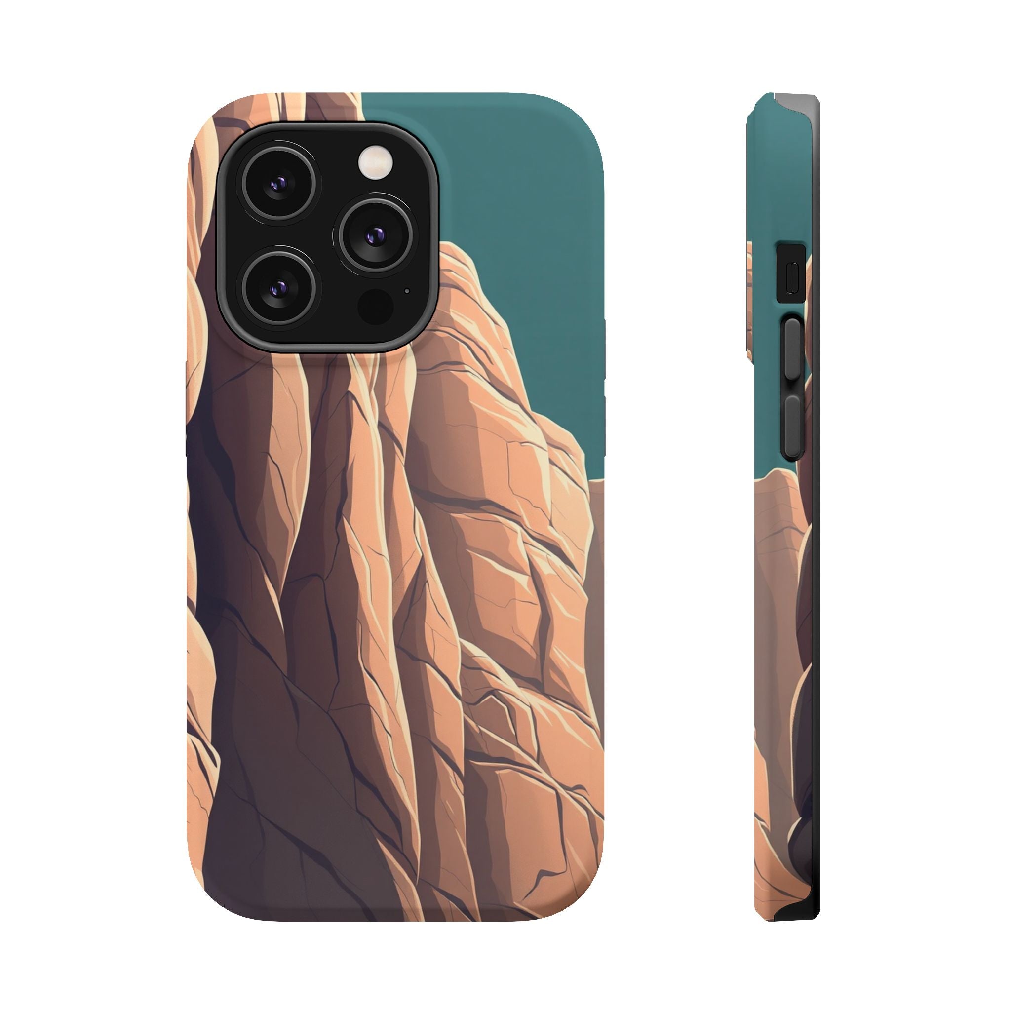 iPhone Canyon Wall Dark Academia Bold Modern Everyday Snap Case · iPhone Case