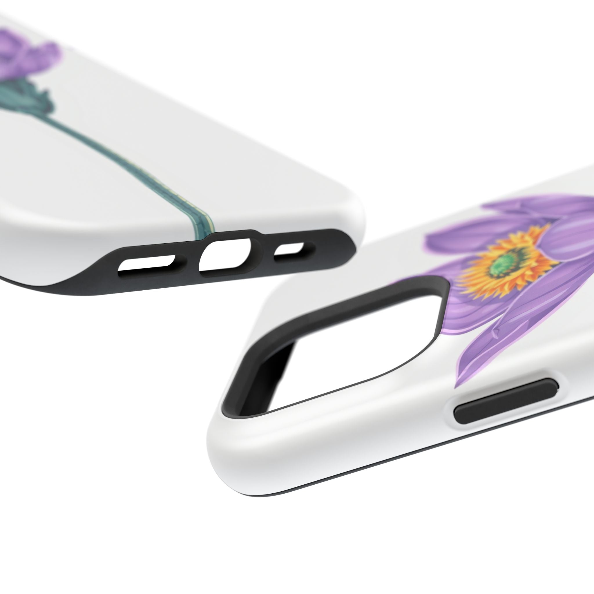 iPhone Indigo And Violet Desert Flower Slim Everyday Designer Case · iPhone Case