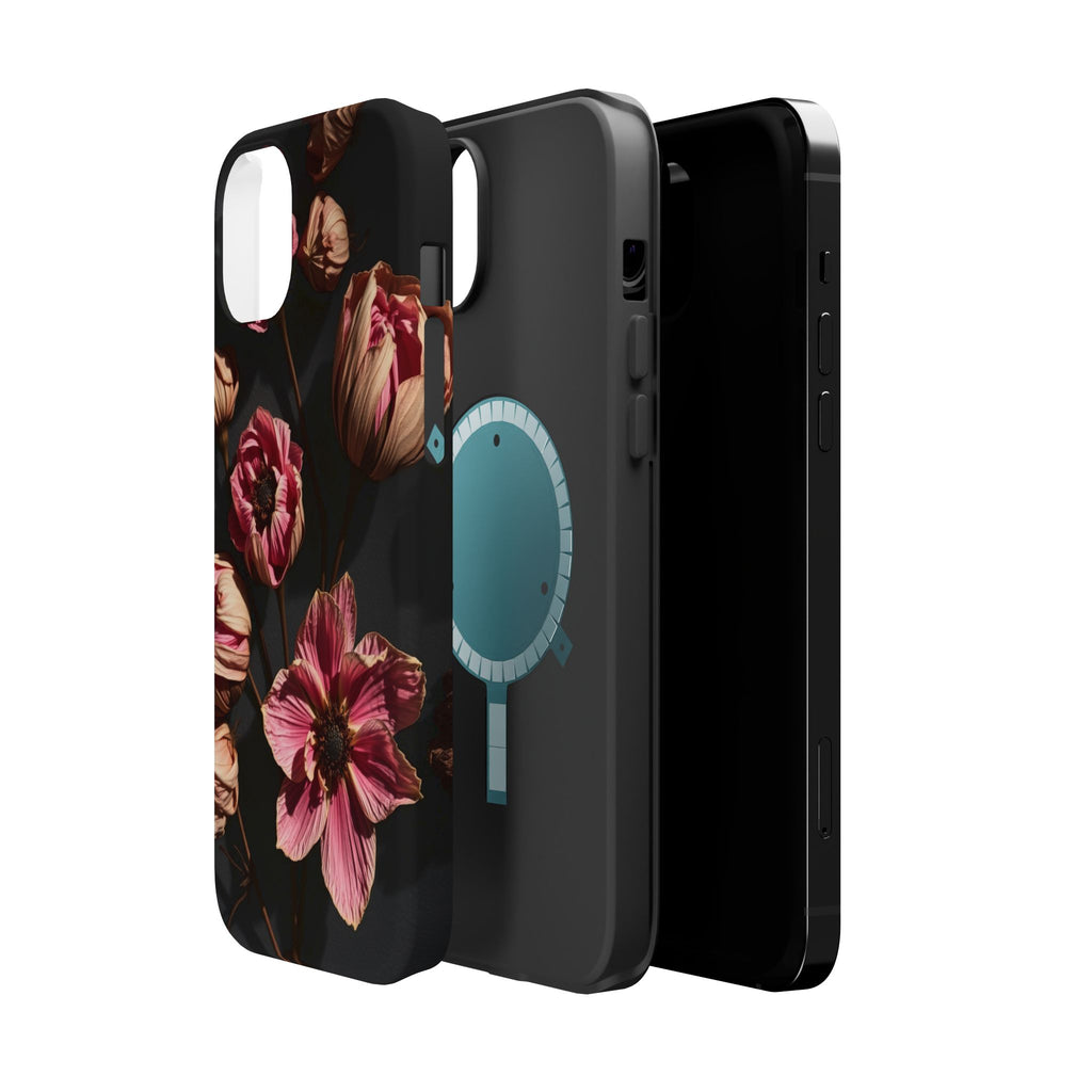 iPhone Dried Flower Flat Lay Electric Art Slim Snap Case · iPhone Case
