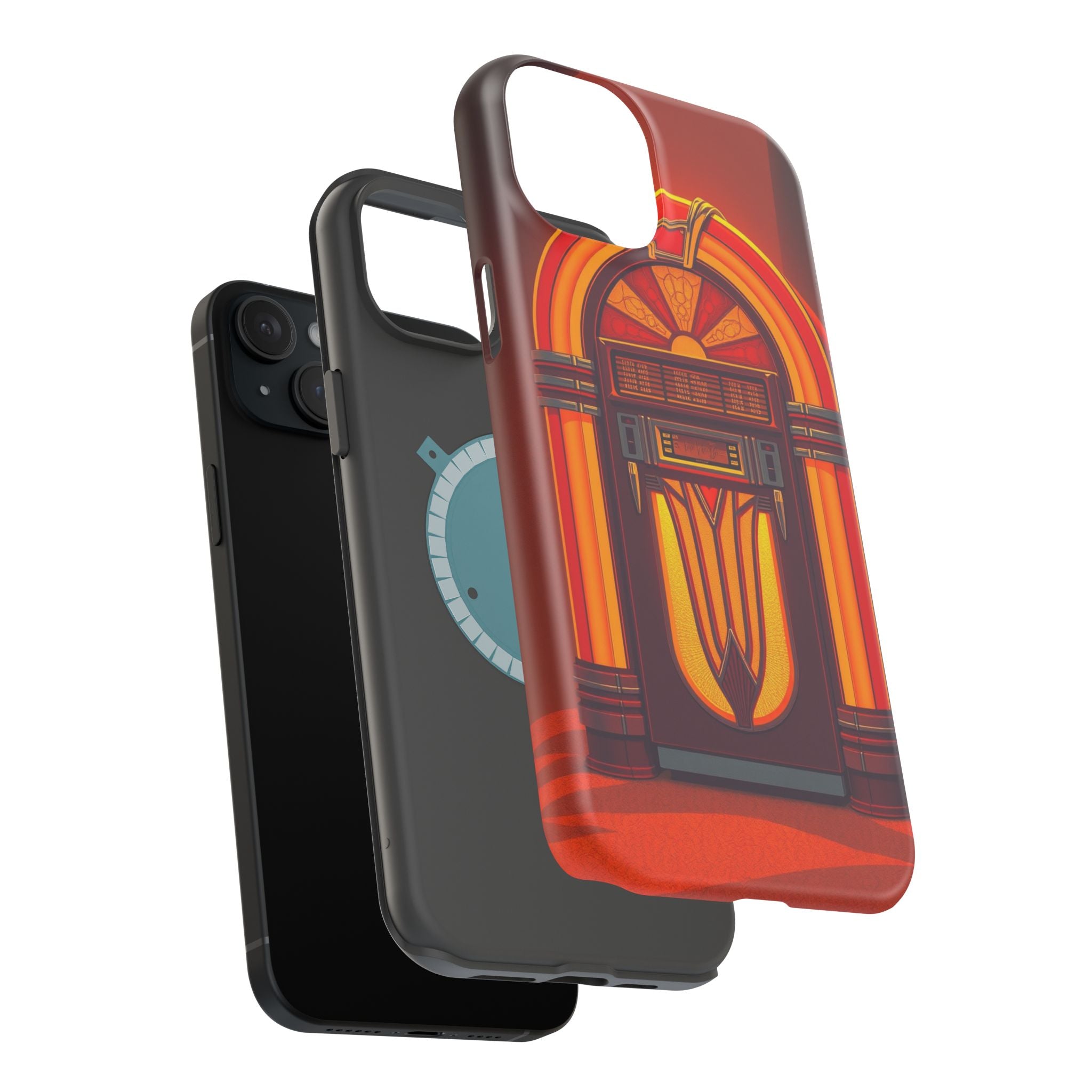 iPhone Jukebox Glow Pop Art Bold Bold Modern Everyday Snap Case · iPhone Case