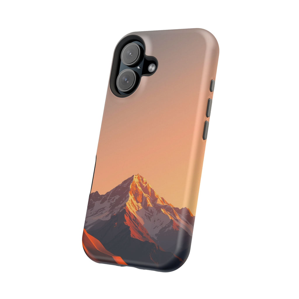 iPhone Mountain at Sunrise Bold Art 10 Slim Everyday Designer Case · iPhone Case