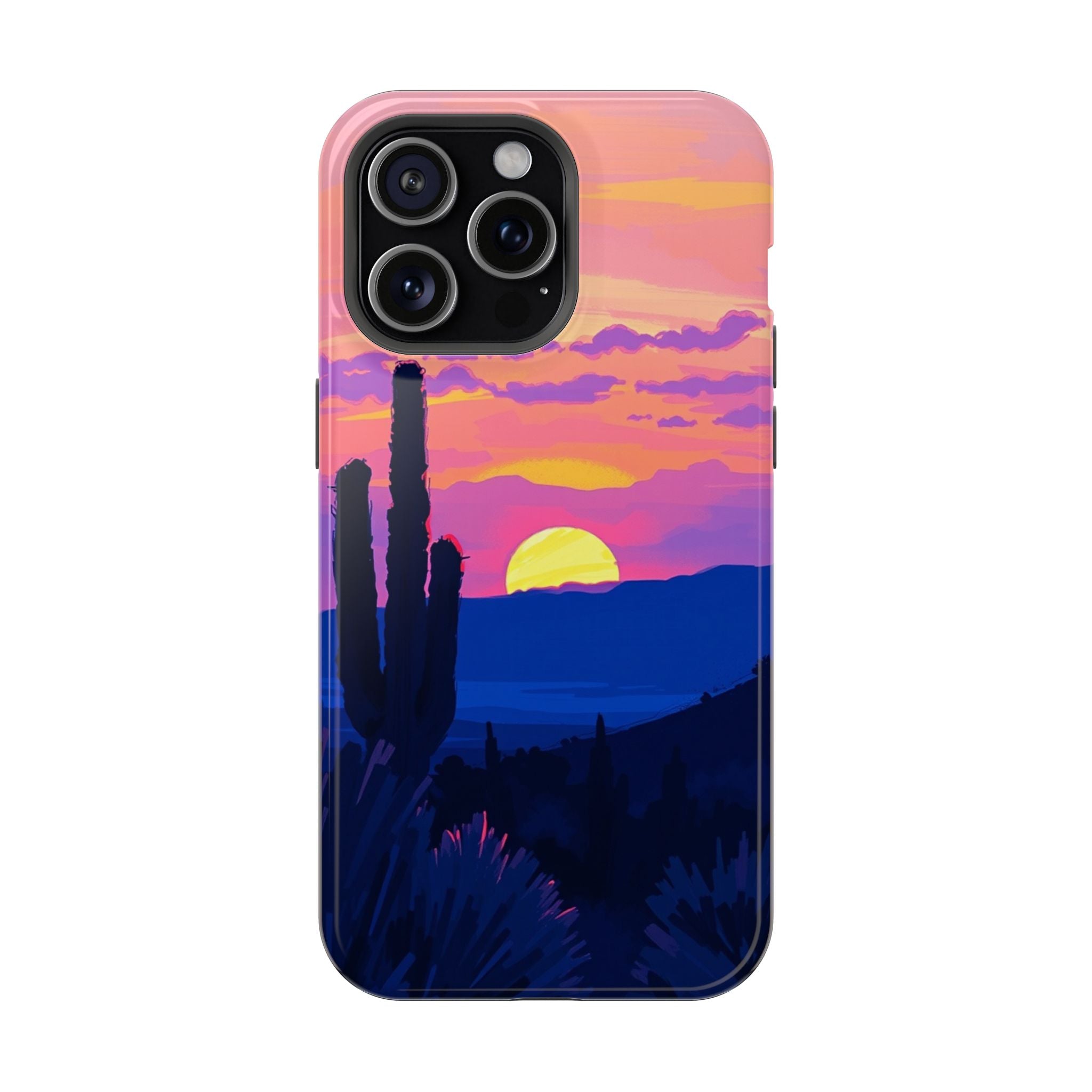 iPhone Mesa Sunset Oil Painting Impressionist Slim iPhone Everyday · iPhone Case