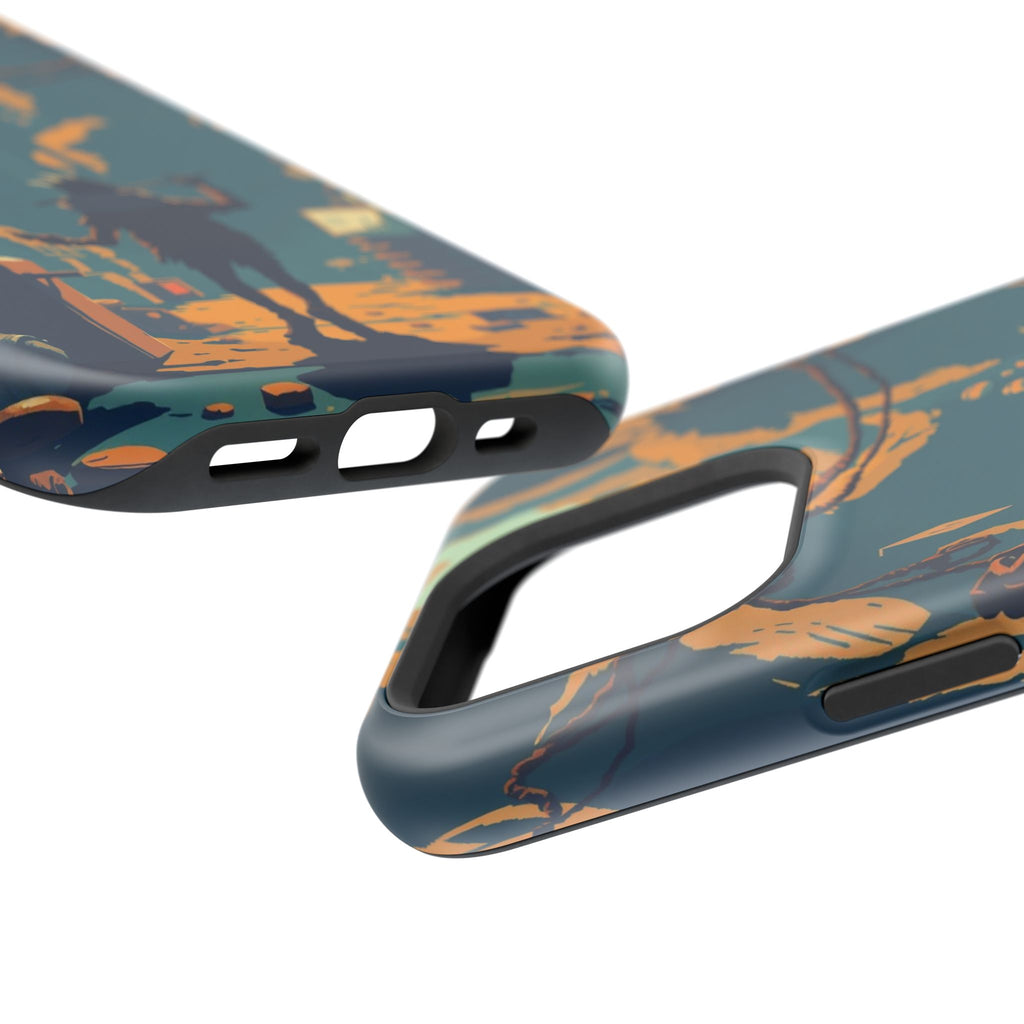 iPhone Mustard And Rust Unhinged in a Cute Way Soft Finish Everyday Case · iPhon