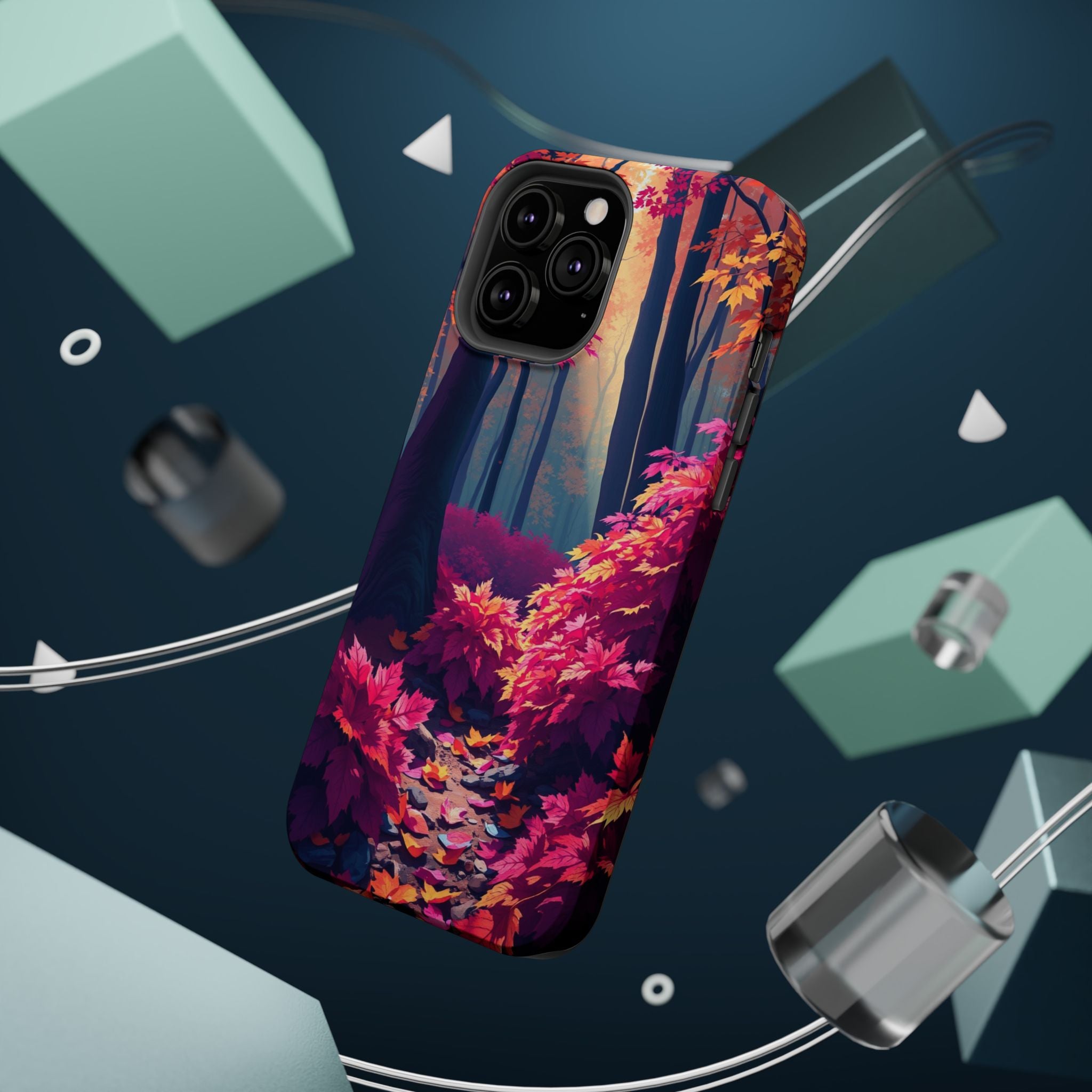 iPhone Earthy Autumn Forest Floor Design Slim Everyday iPhone Designer · iPhone