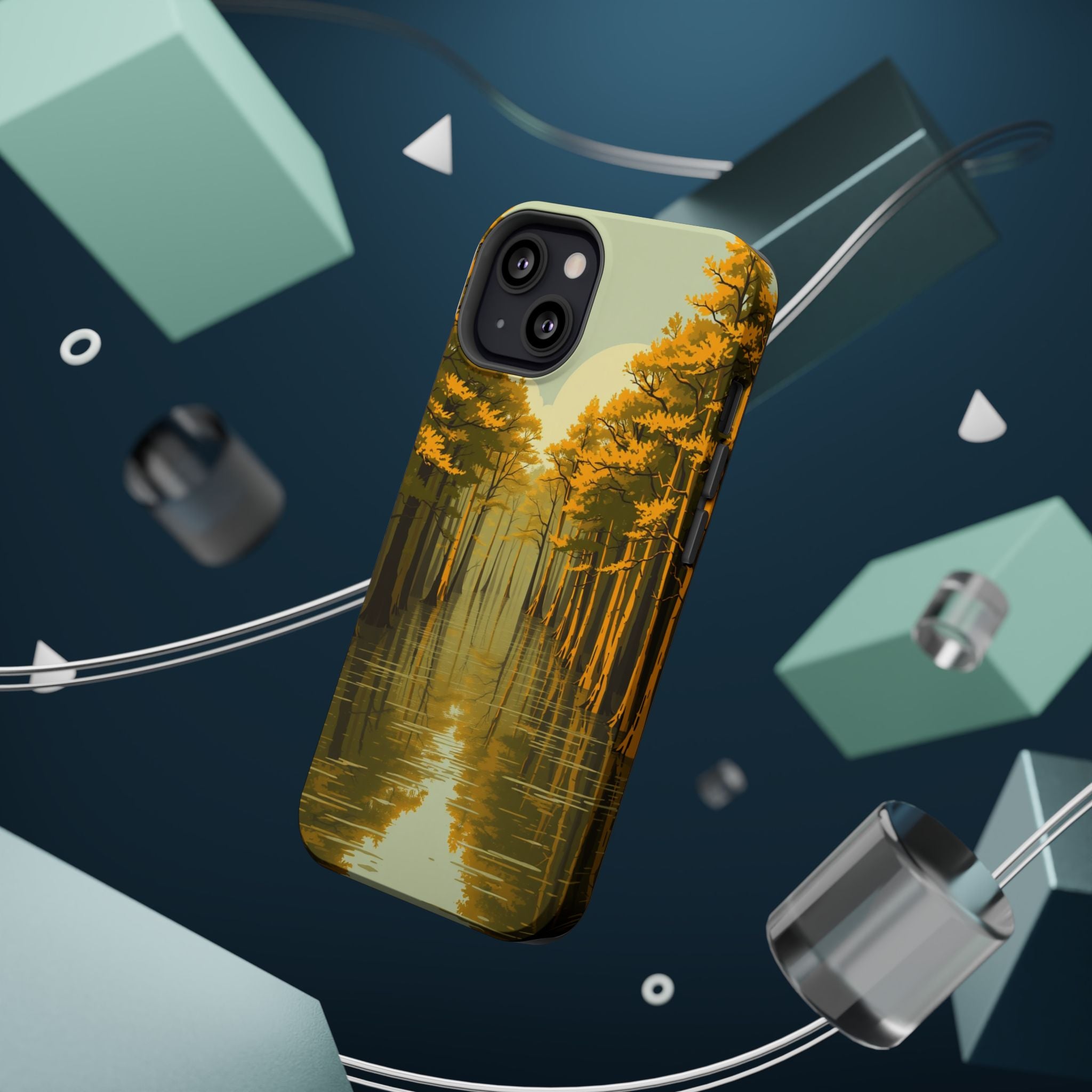 iPhone Cypress Swamp Enchanted Art Bold Modern Everyday Snap Case · iPhone Case