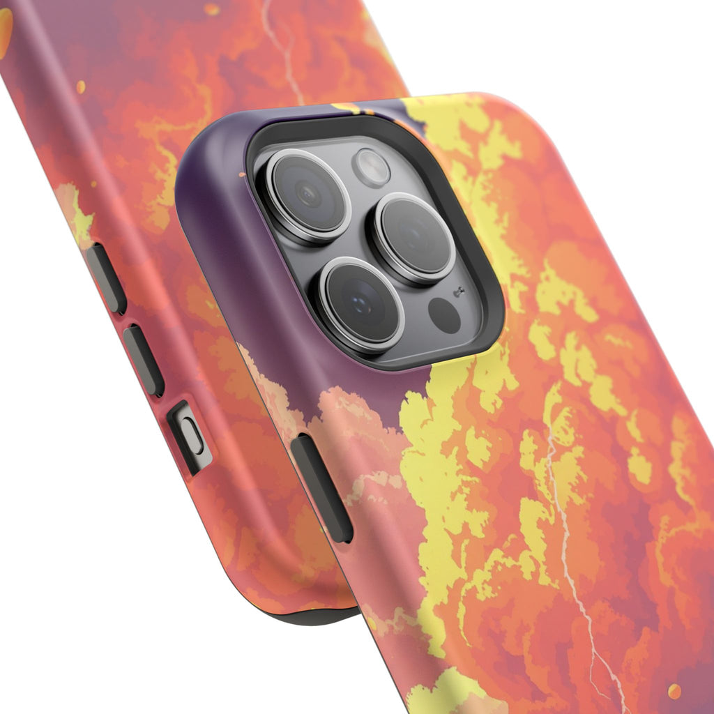 iPhone Sunset Amber And Peach Petal Storm Slim iPhone Everyday Designer · iPhone