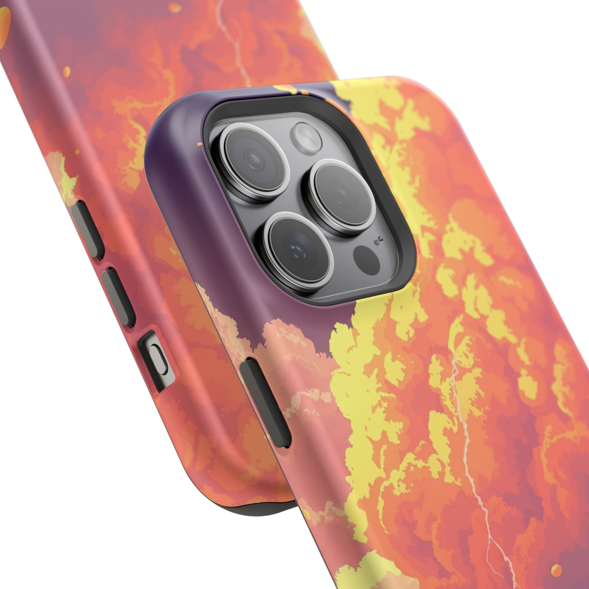 iPhone Sunset Amber And Peach Petal Storm Slim iPhone Everyday Designer · iPhone