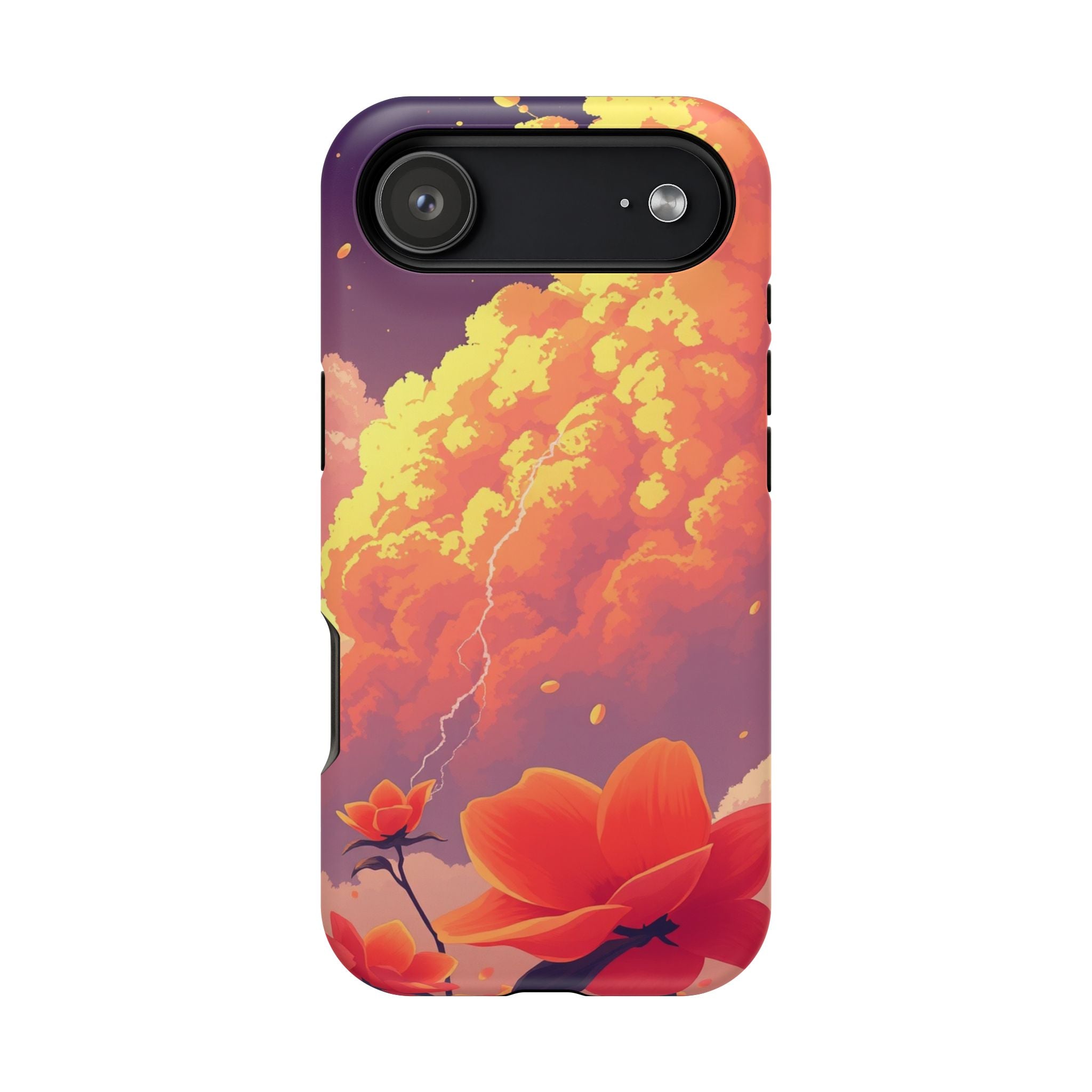 iPhone Sunset Amber And Peach Petal Storm Slim iPhone Everyday Designer · iPhone