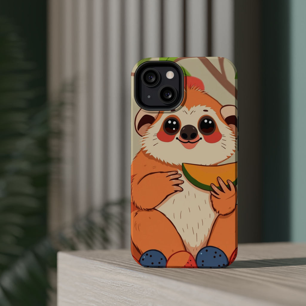 iPhone Slow Loris with Fruit Kids Fun iPhone Phone Case Gift Slim · iPhone Case