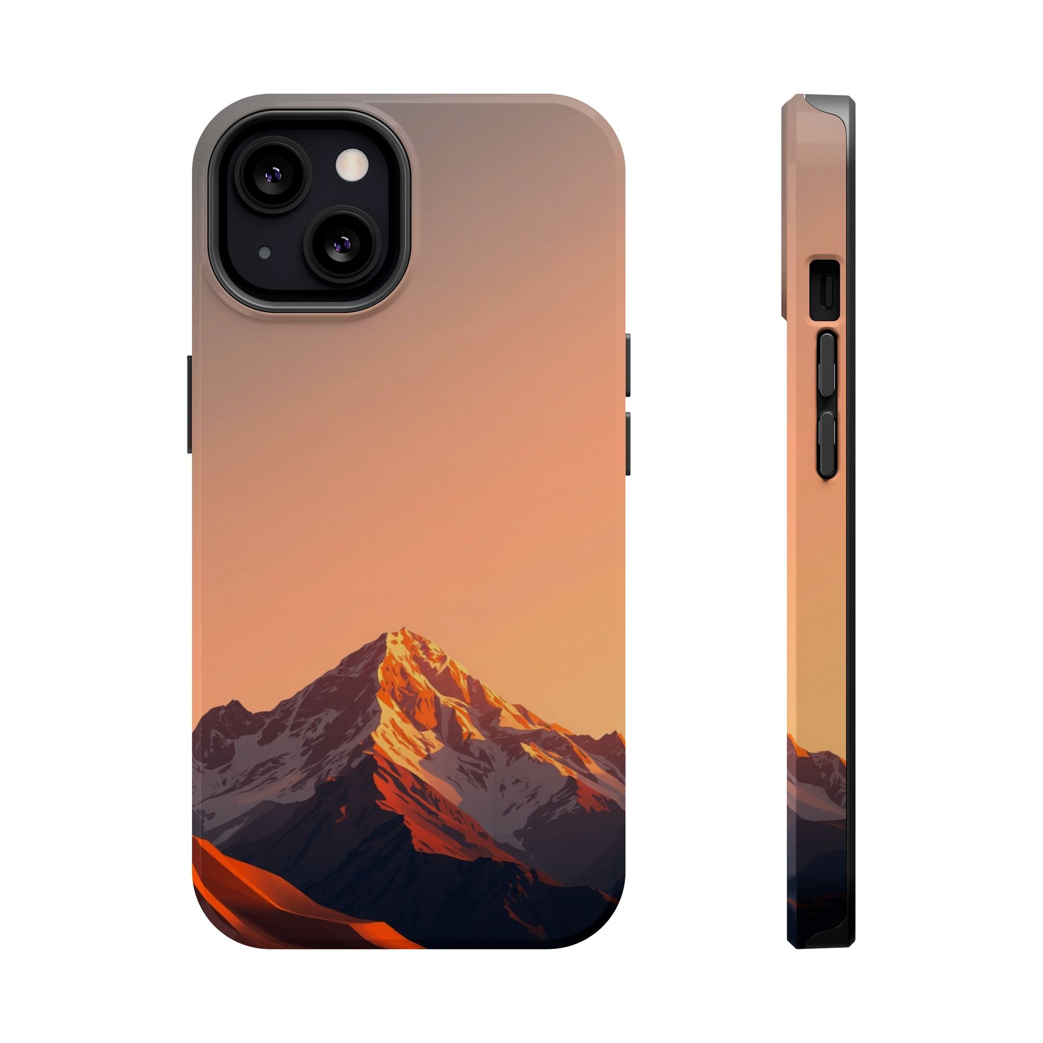iPhone Mountain at Sunrise Bold Art 10 Slim Everyday Designer Case · iPhone Case