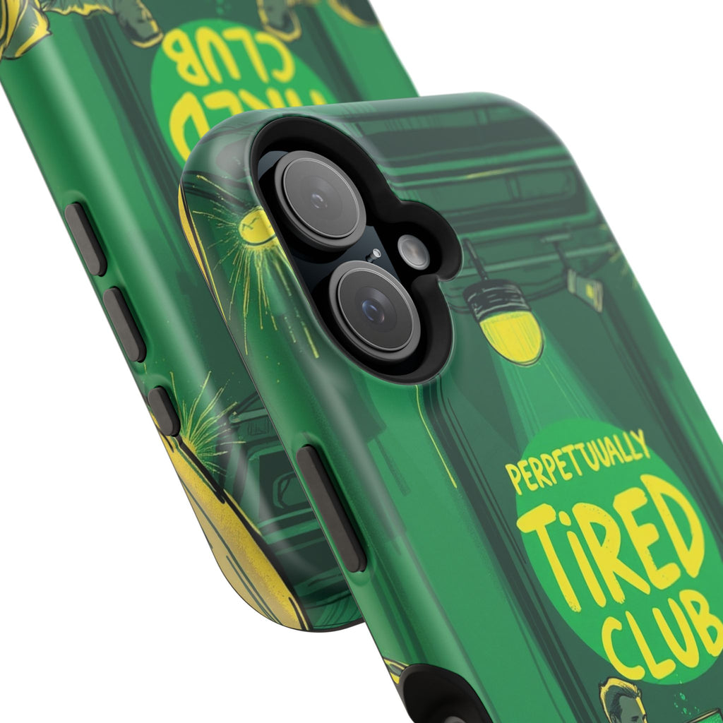 iPhone Radiant Perpetually Tired Club Design Slim Everyday Designer Case · iPhon