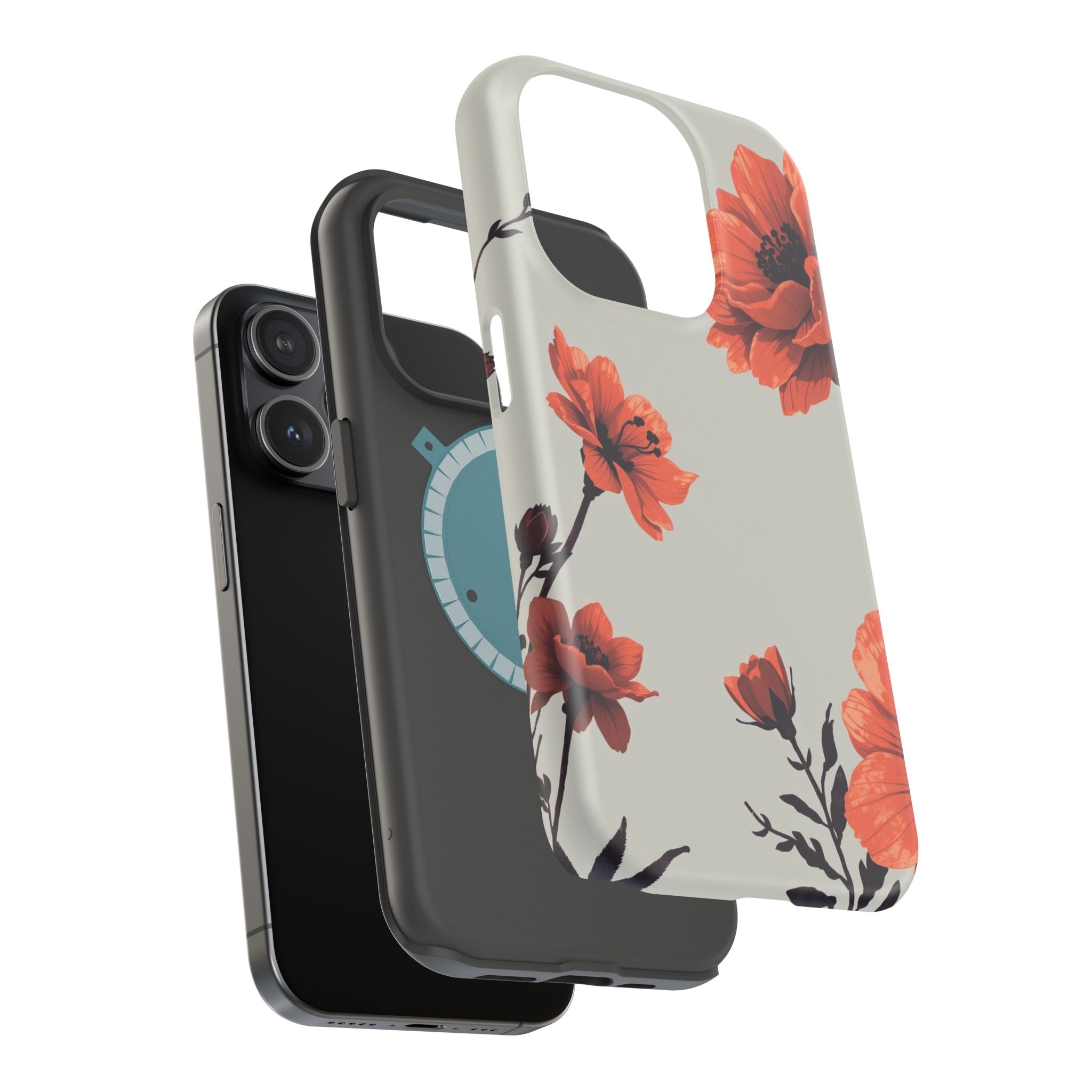 iPhone Dreamy Floral Ink Wash Design Slim Everyday iPhone 13 Designer · iPhone C