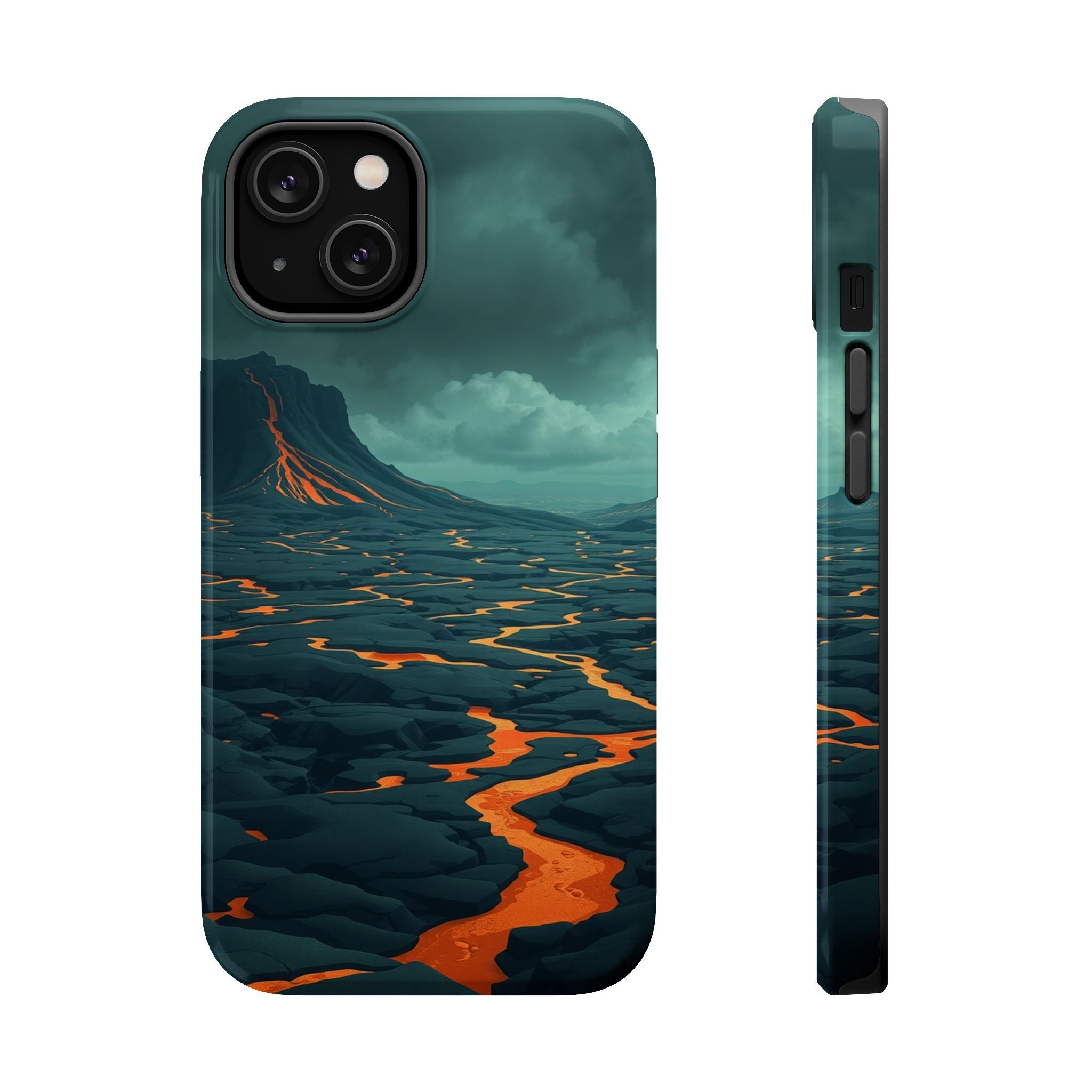 iPhone Radiant Lava Field Design 18 Slim Everyday Designer Case · iPhone Case