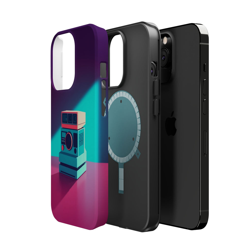iPhone Polaroid Stack Memory Pop Art Bold Slim Everyday Designer Case · iPhone C