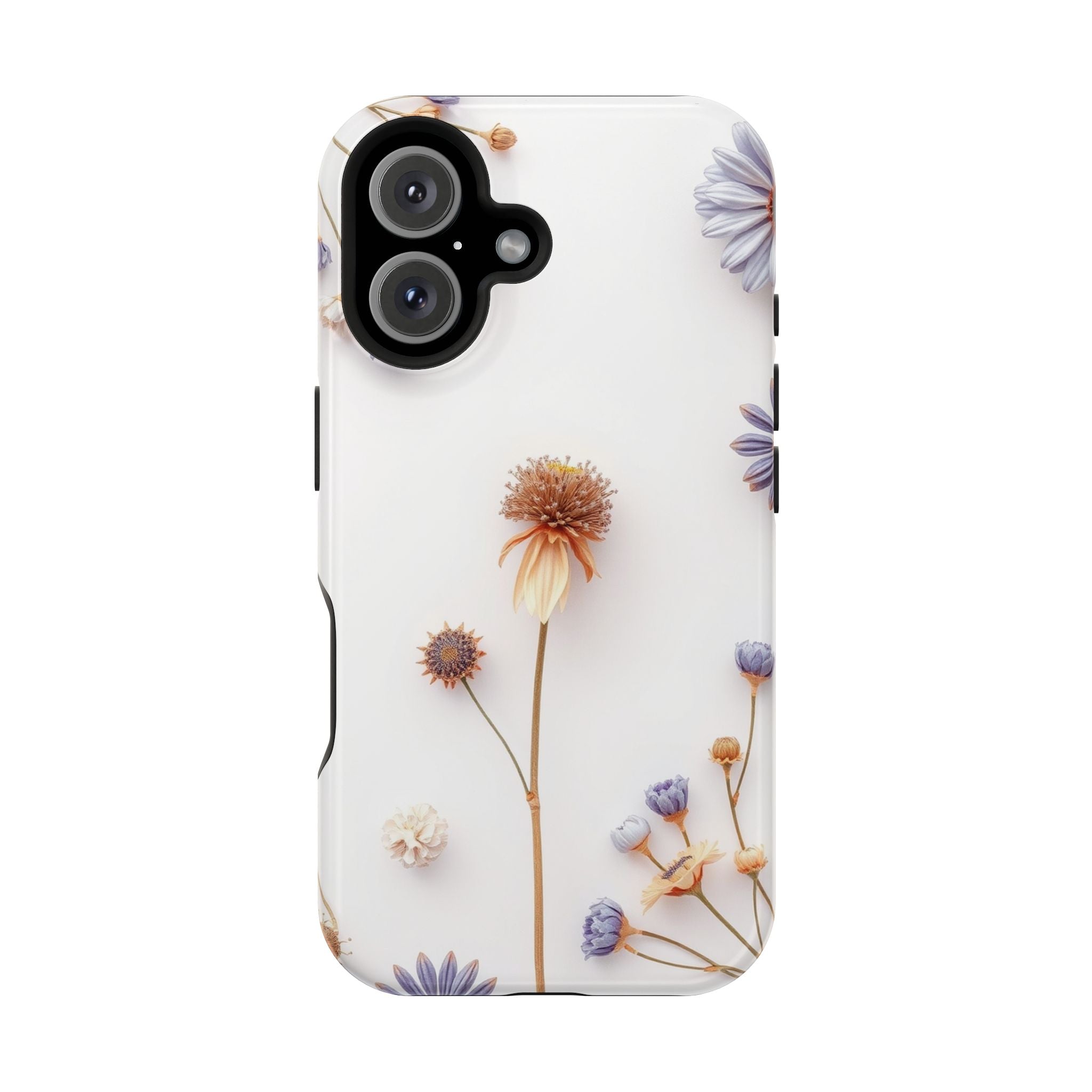 iPhone Dried Flower Flat Lay Bold Art Slim Everyday Designer Case · iPhone Case