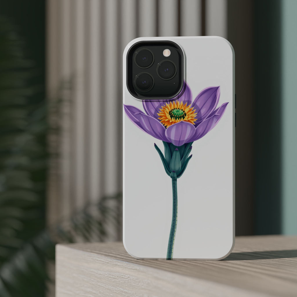 iPhone Indigo And Violet Desert Flower Slim Everyday Designer Case · iPhone Case
