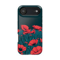 iPhone Poppy Field Dark Gothic Ink Clean Minimal Snap Cas Slim Snap Case · iPhon