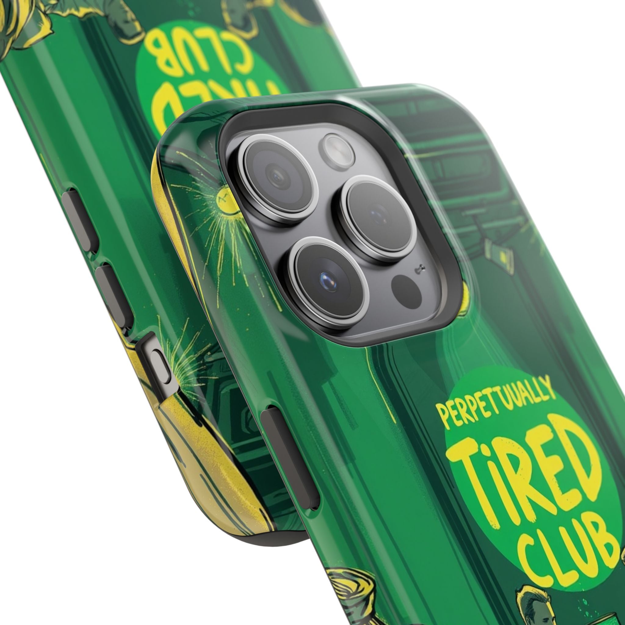 iPhone Radiant Perpetually Tired Club Design Slim Everyday Designer Case · iPhon
