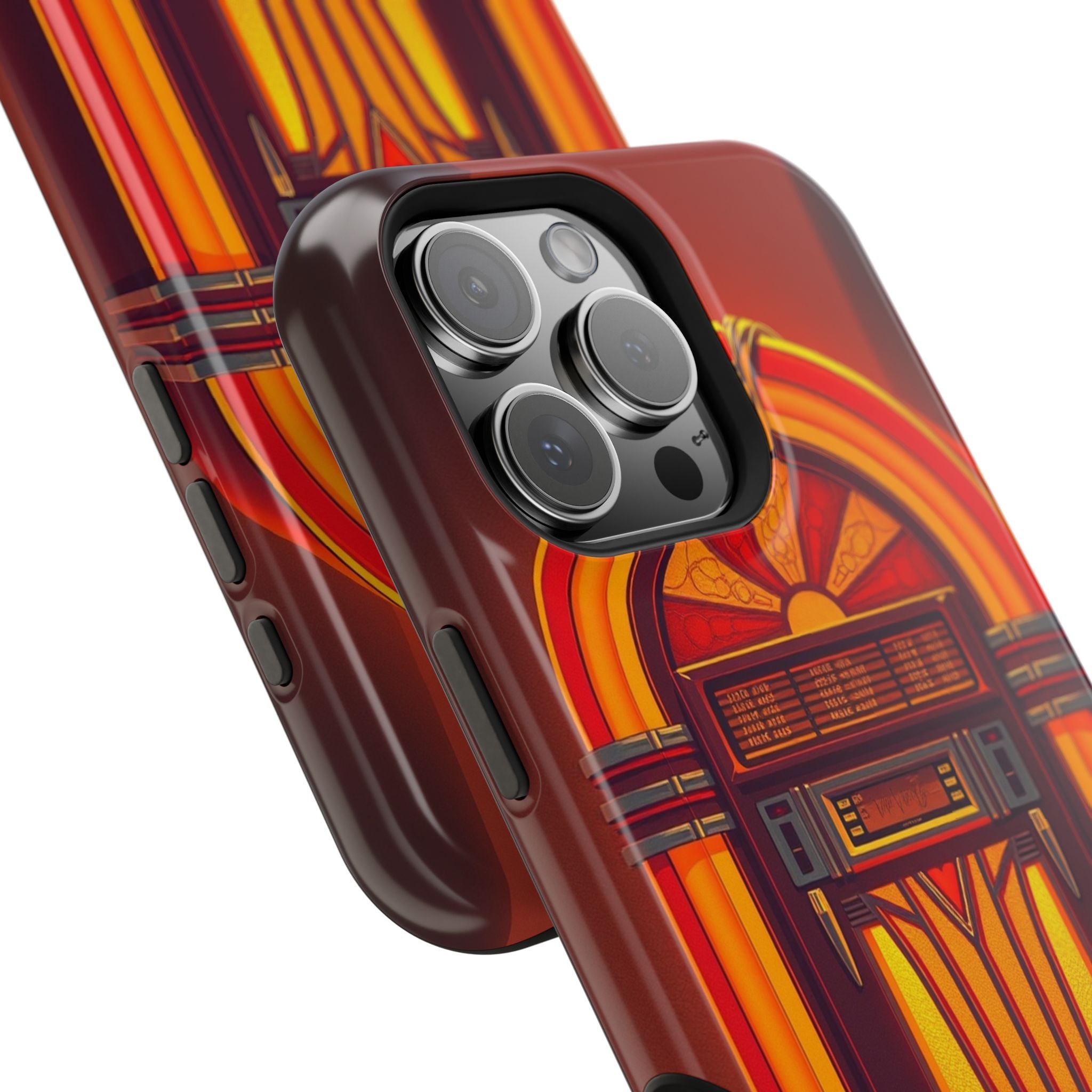 iPhone Jukebox Glow Pop Art Bold Bold Modern Everyday Snap Case · iPhone Case