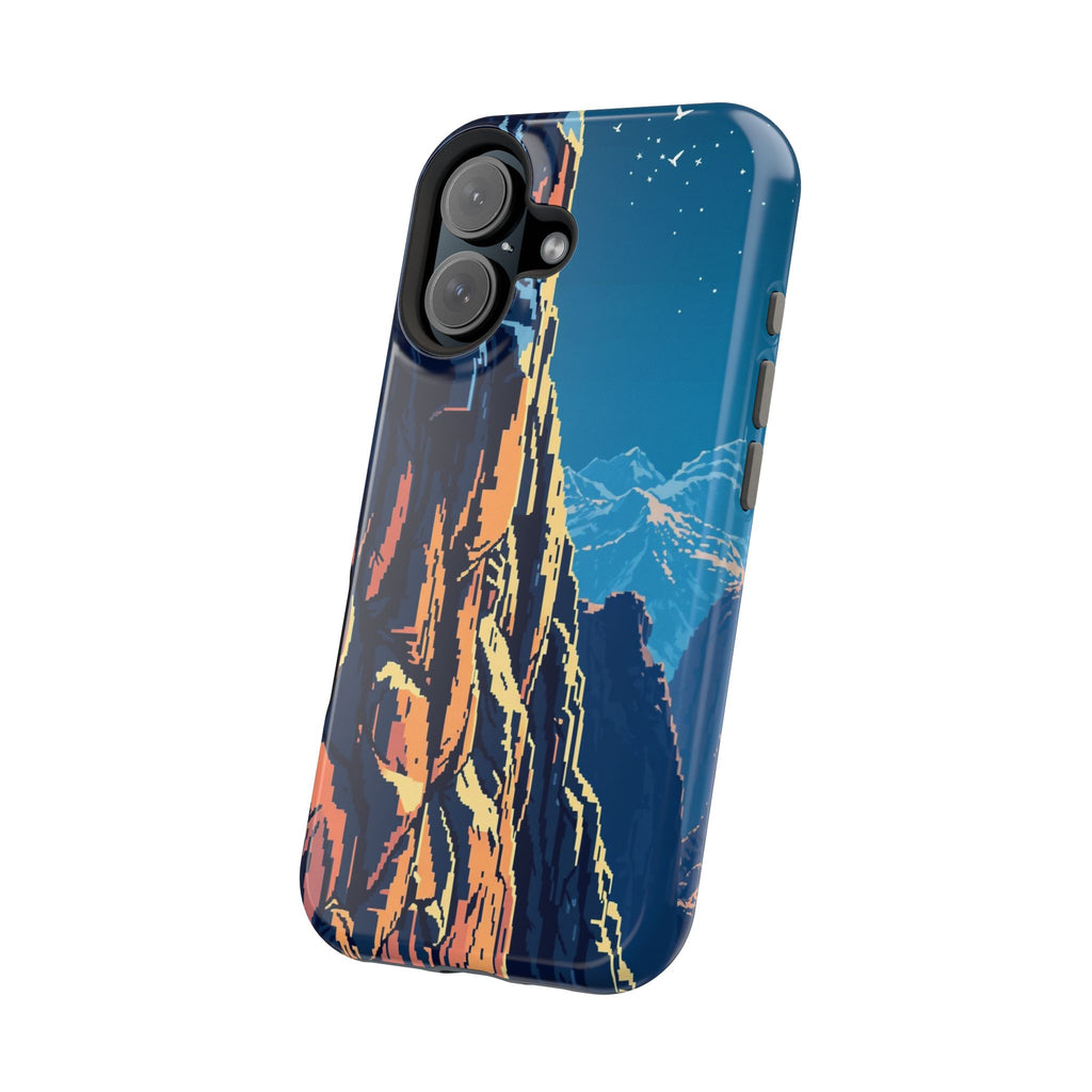iPhone Midnight Blue And Silver Canyon Wall Slim iPhone Everyday · iPhone Case