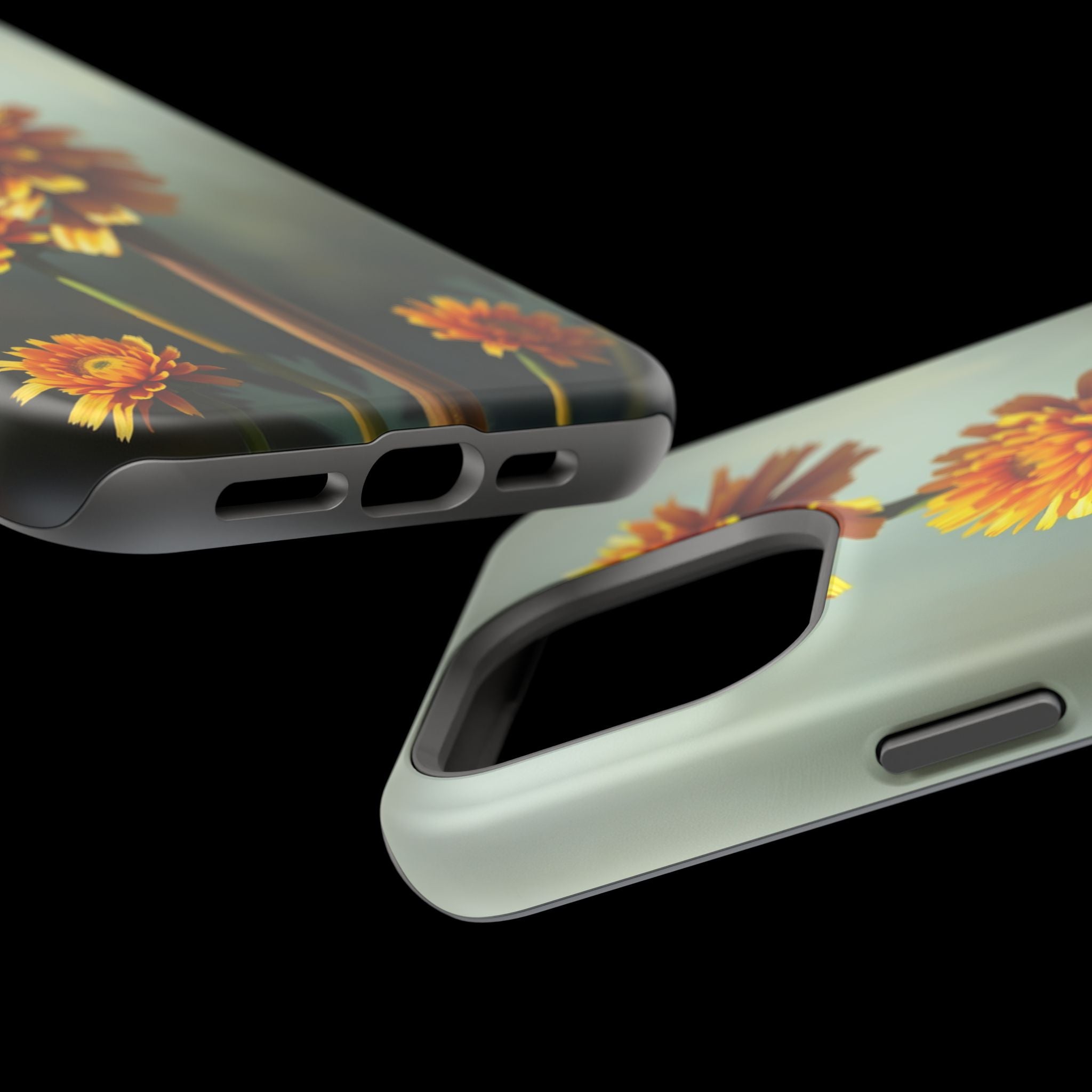 iPhone Ranunculus Stack Electric Art Slim Everyday Designer Case · iPhone Case