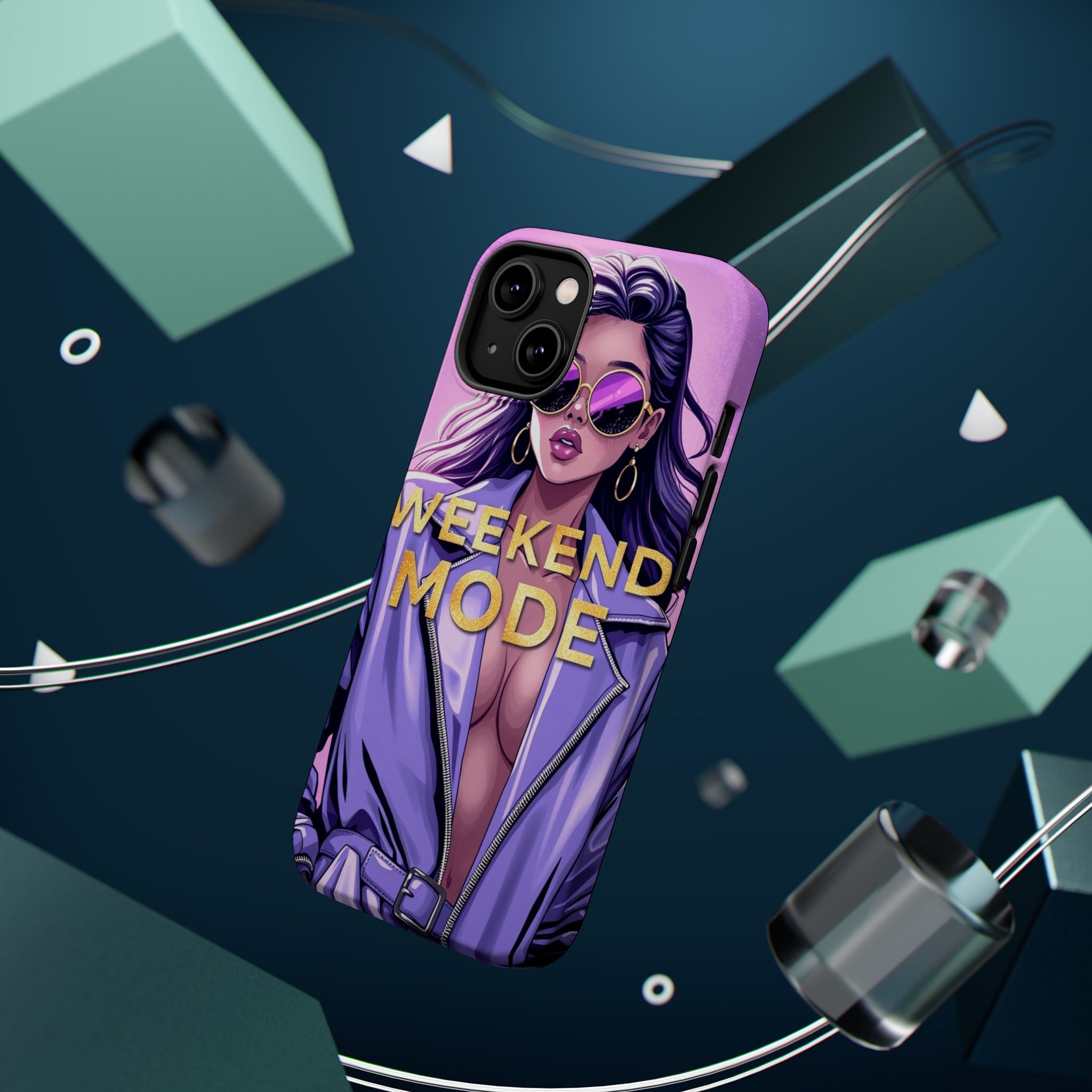 iPhone Lavender And Pearl Weekend Mode On Slim Everyday Designer Case · iPhone C