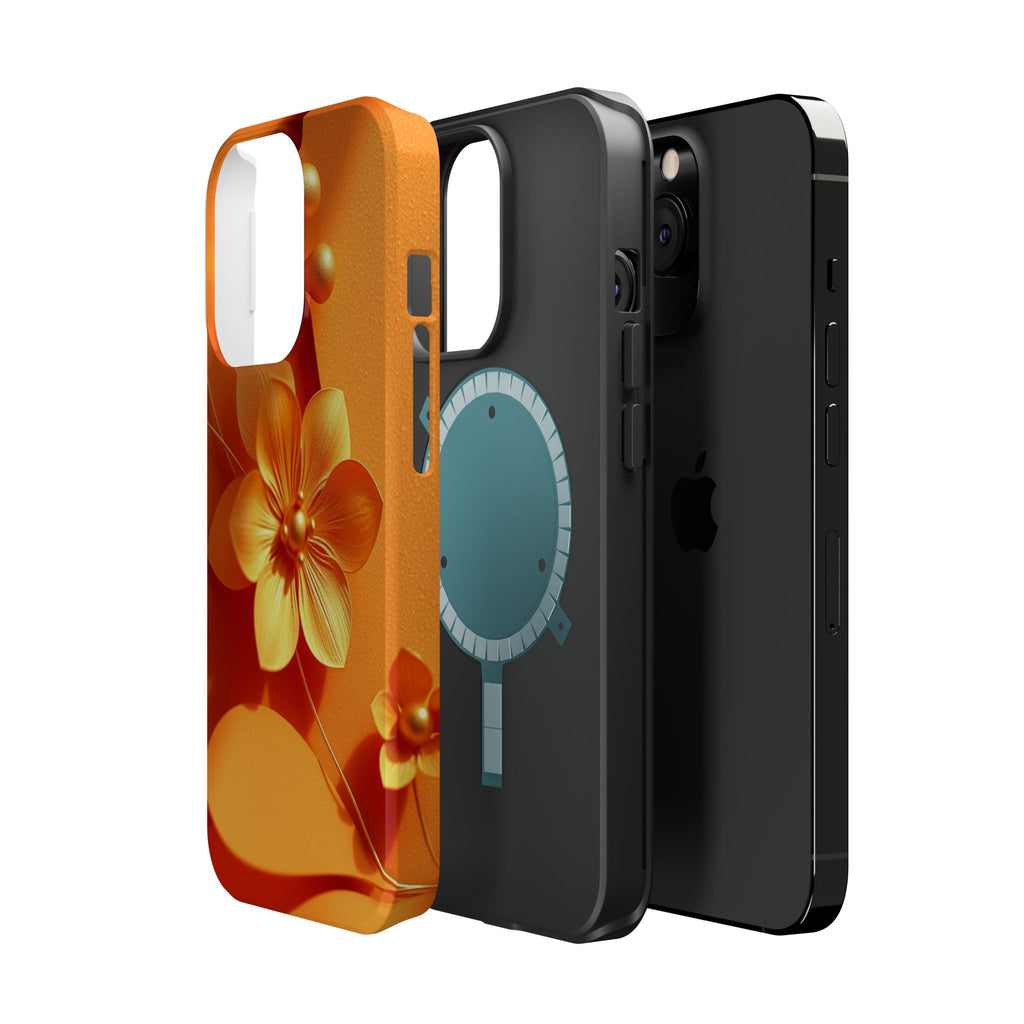 iPhone Floral Geometric Gold Foil Luxury Slim Everyday iPhone Designer · iPhone