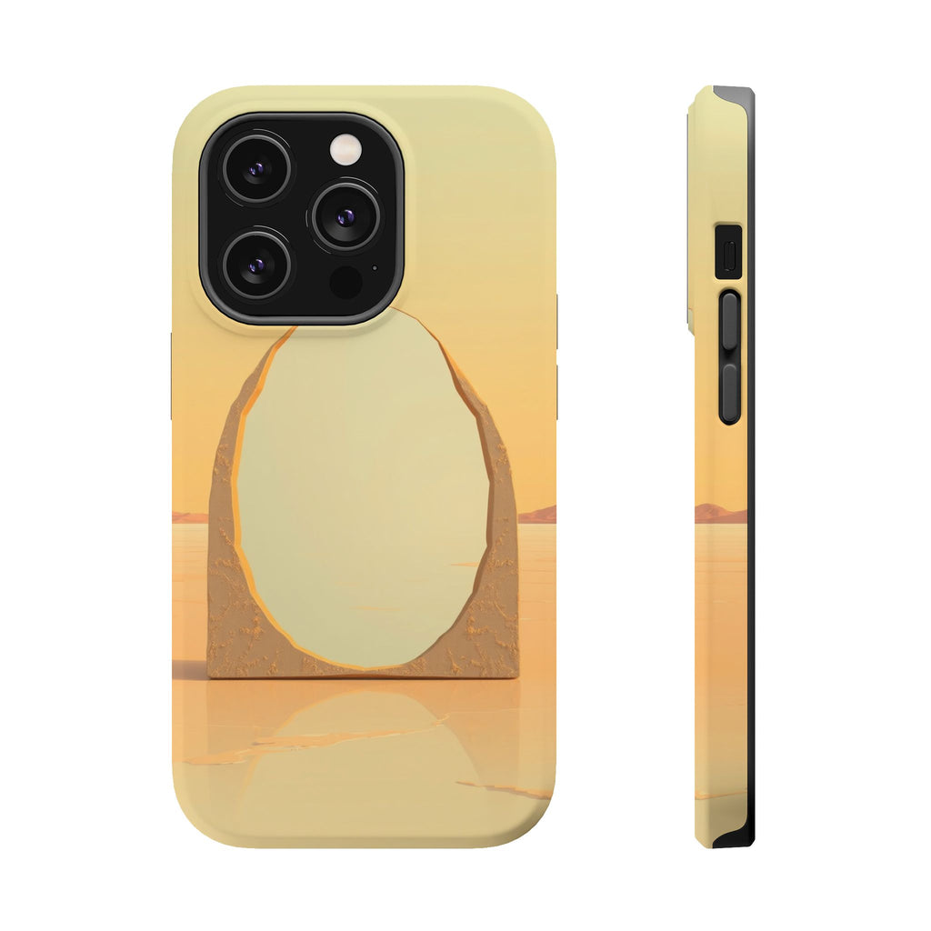 iPhone Mustard And Rust Salt Flat Mirror Slim Everyday iPhone Designer · iPhone