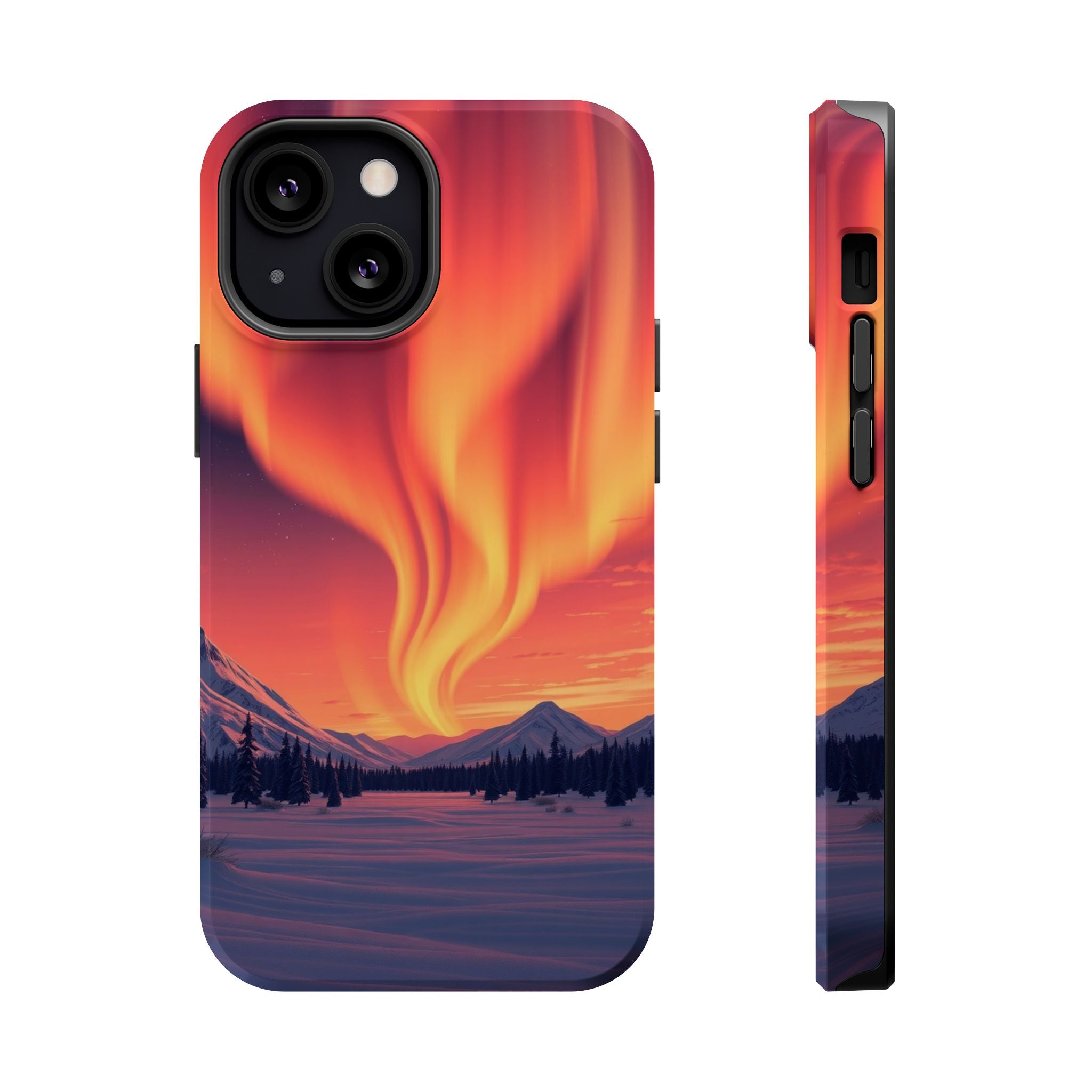 iPhone Sunset Amber And Peach Northern Lights Slim iPhone Everyday · iPhone Case