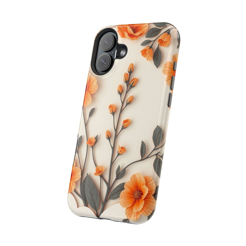 iPhone Vintage Botanical Print Paper Cut Art Slim iPhone Everyday · iPhone Case