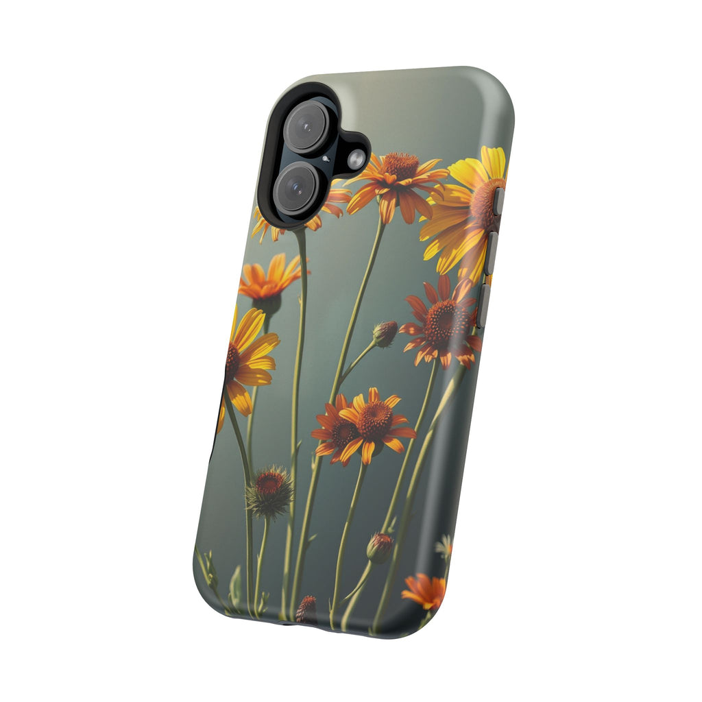 iPhone Mustard And Rust Wildflower Bunch Slim Everyday iPhone Designer · iPhone