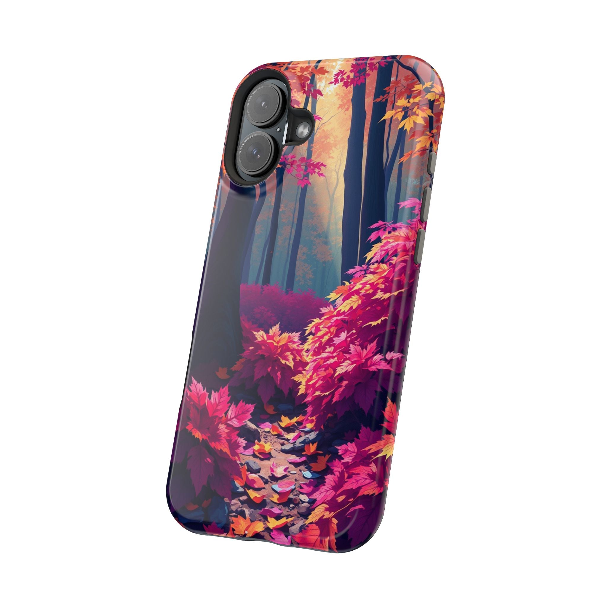 iPhone Earthy Autumn Forest Floor Design Slim Everyday iPhone Designer · iPhone