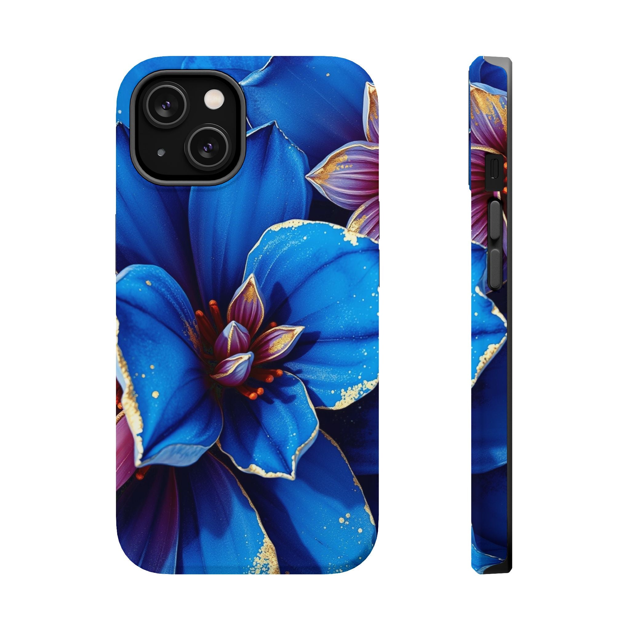 iPhone Floral Gold Foil Serene Design Slim Snap Case Ga · iPhone Case